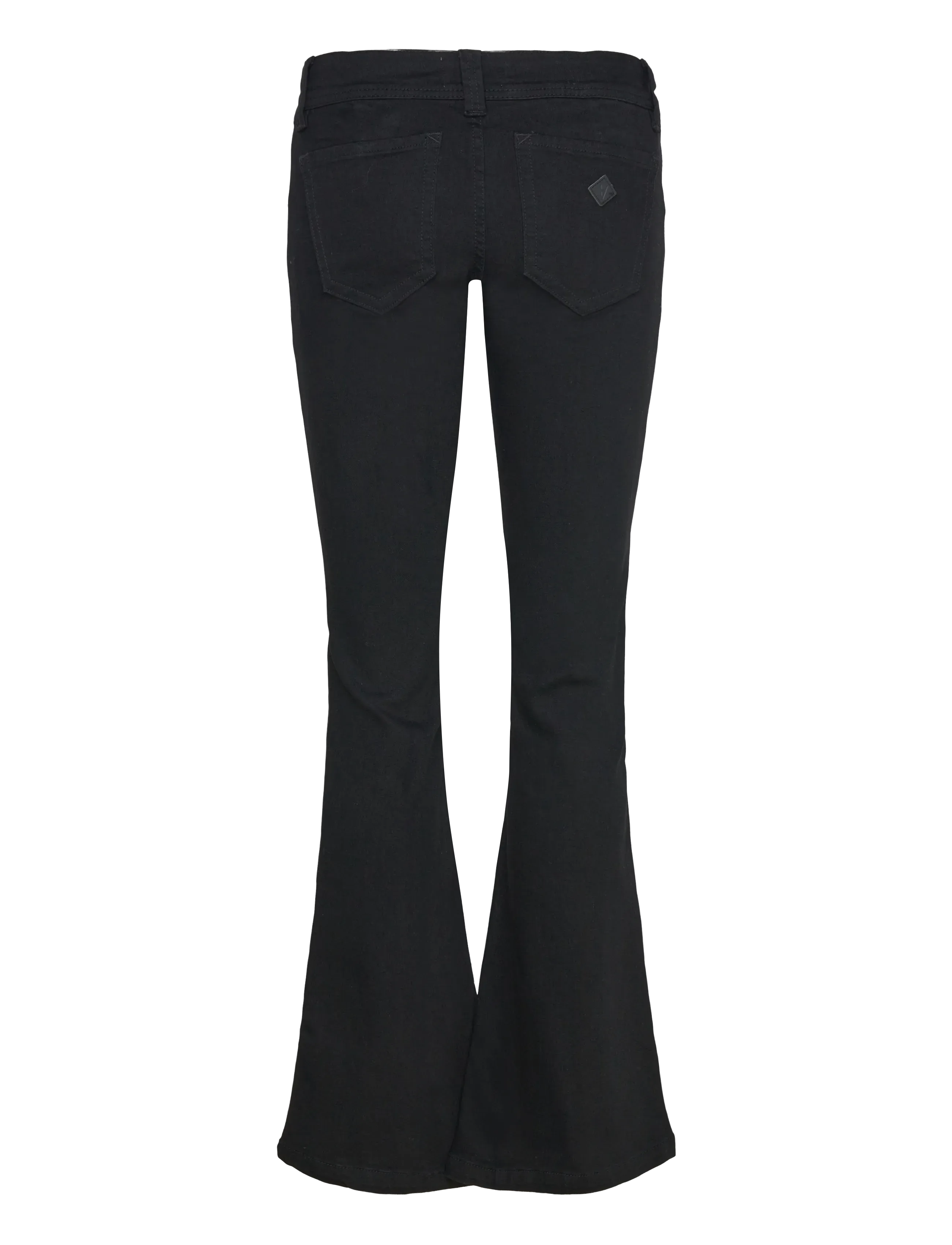 ABRAND - 00 SUPER LOW KICK TALL NELLIE BLACK - bootcut jeans - black - 2
