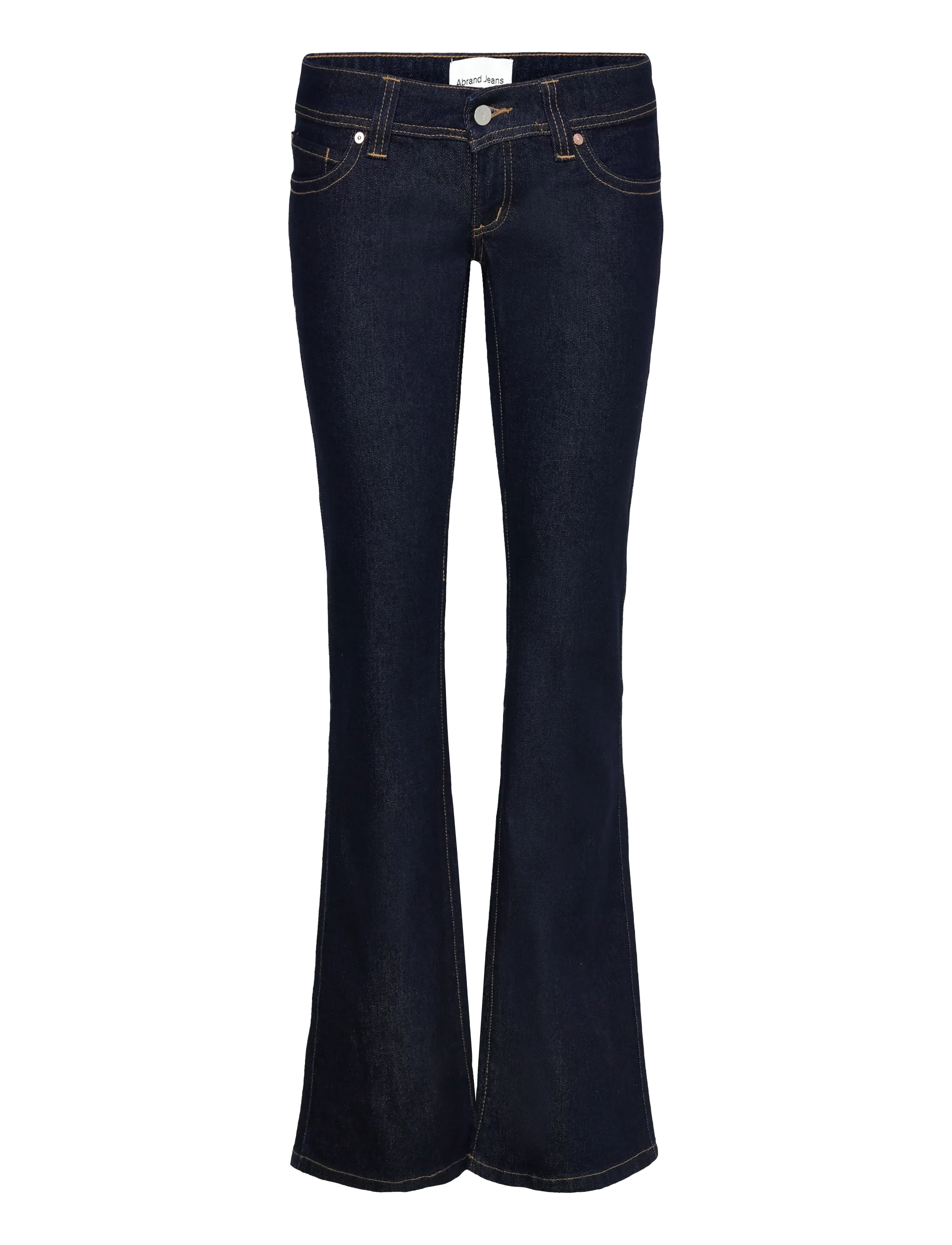 ABRAND 00 SUPER LOW KICK TALL RICHIE RINSE DENIM - Flared jeans - BLUE / navy