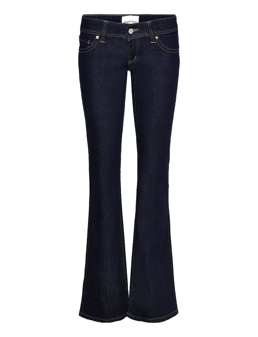 ABRAND - 00 SUPER LOW KICK TALL RICHIE RINSE DENIM - utsvängda jeans - blue - 1