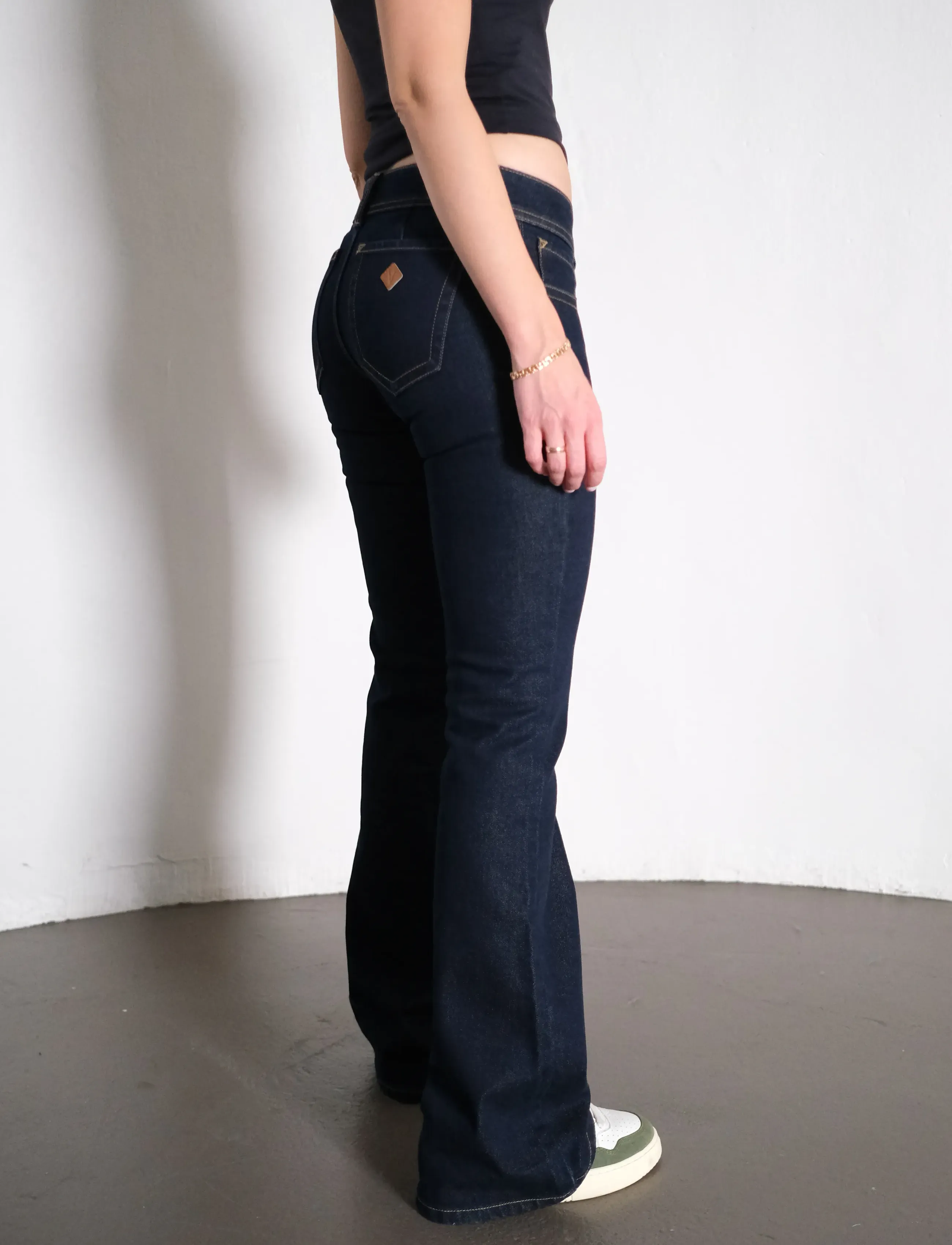 ABRAND - 00 SUPER LOW KICK TALL RICHIE RINSE DENIM - schlaghosen - blue - 4