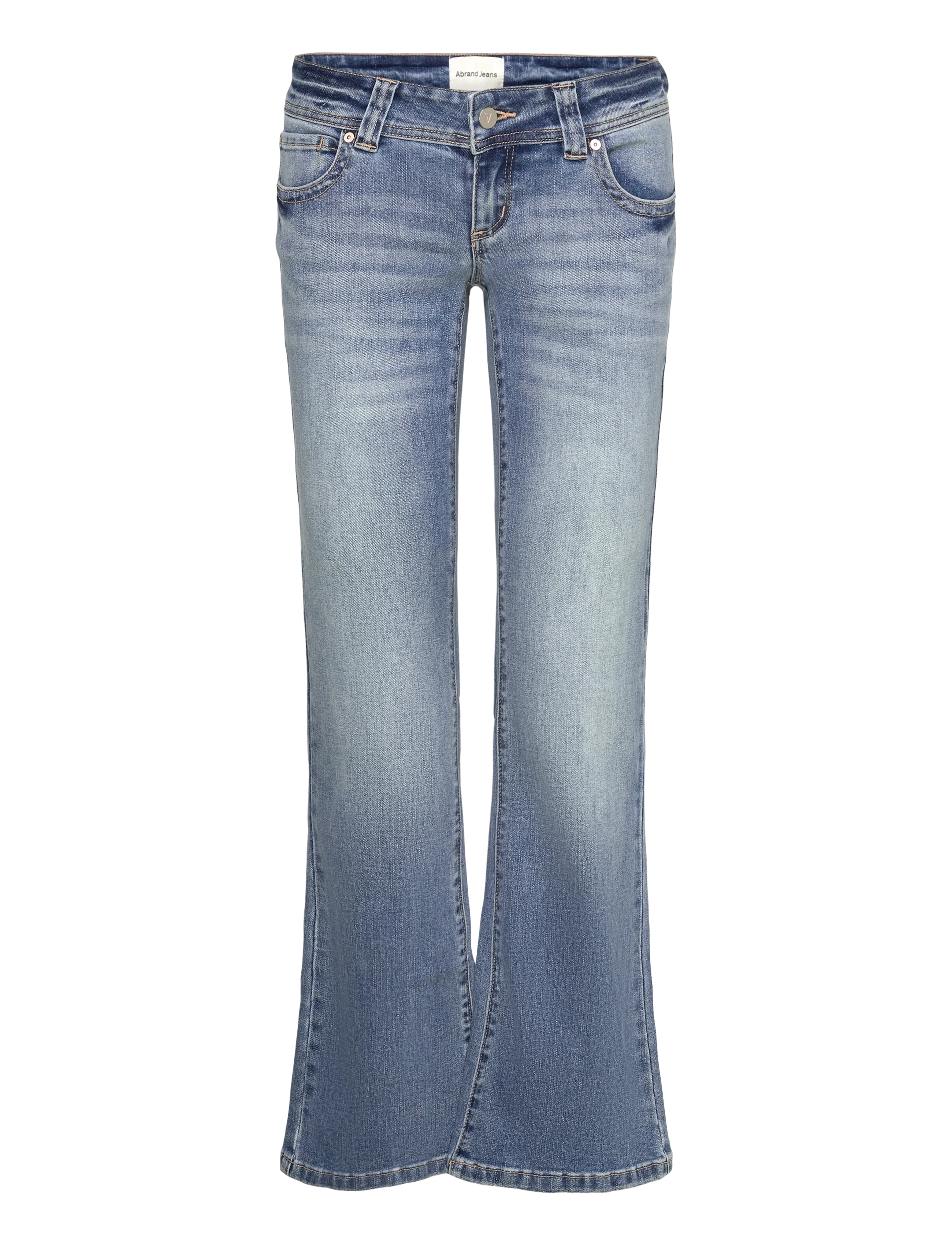 ABRAND 00 SUPER LOW KICK LIV LIGHT VINTAGE BLUE - Flared jeans - BLUE / blue
