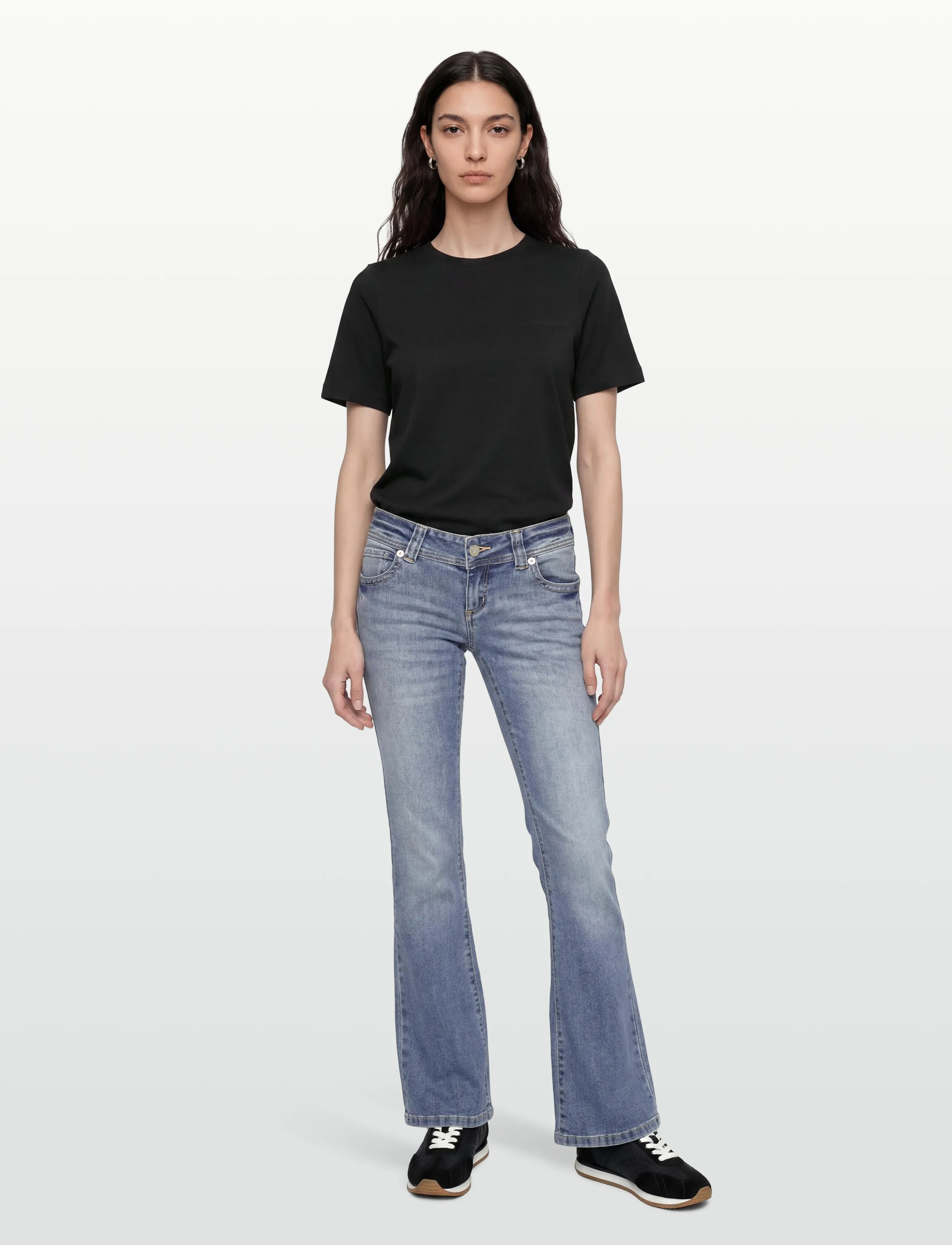 ABRAND 00 Super Low Kick Liv Light Vintage Blue, 23, Jeans, Blau - Flares, Frauen