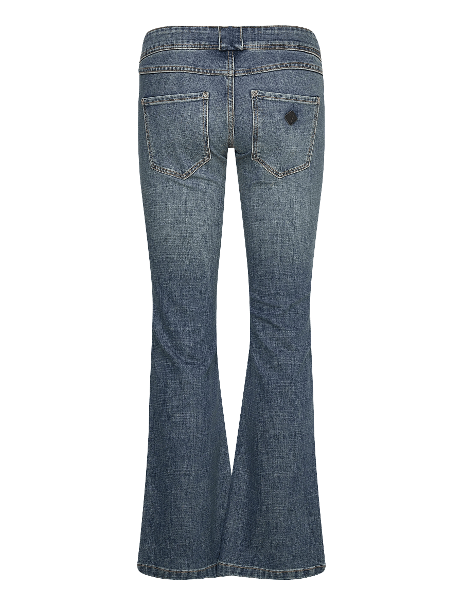 ABRAND - 00 SUPER LOW KICK ANDYANDY - bootcut jeans - blue - 2