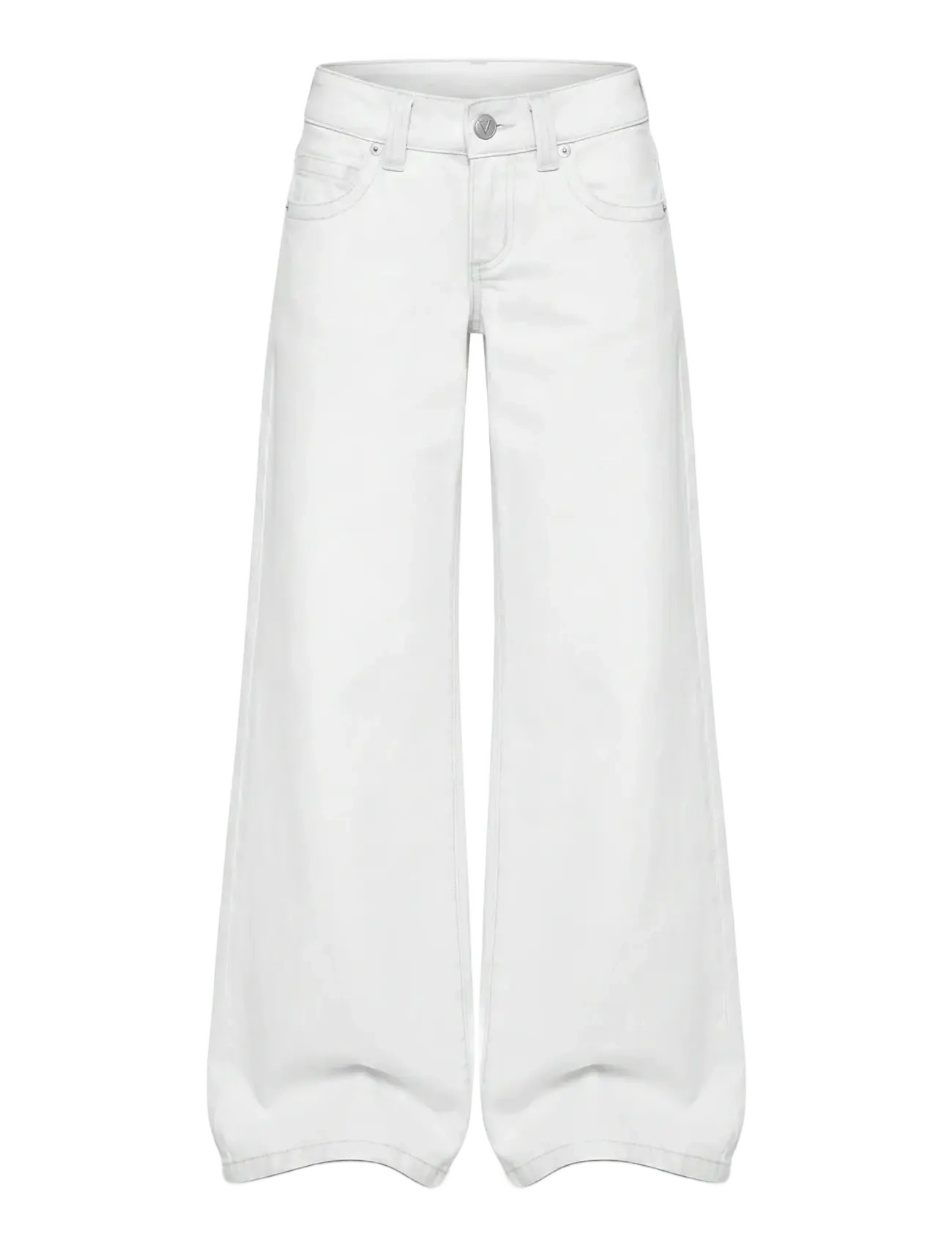 ABRAND - 00 SUPER LOW WIDE WHITE RCY WHITE - wide leg jeans - white - 1