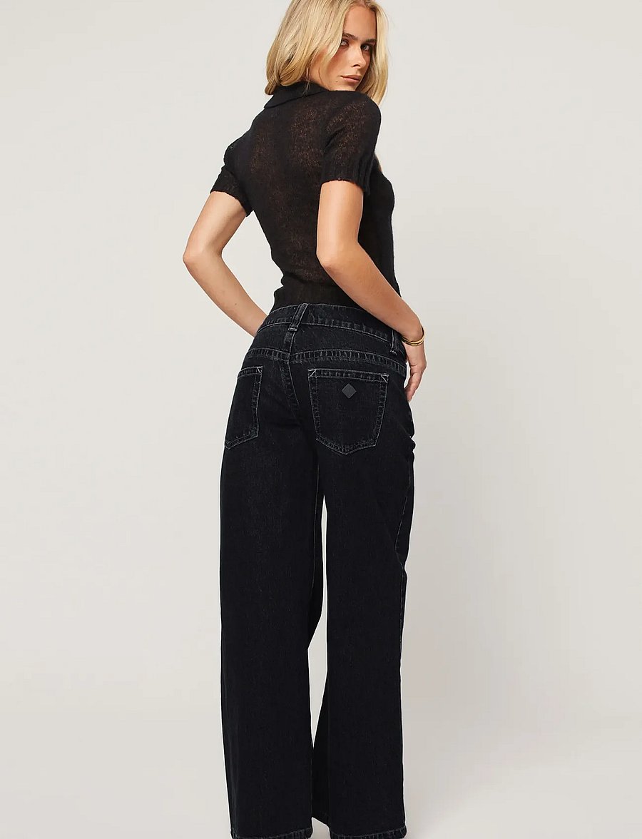 ABRAND - 00 SUPER LOW WIDE HEIDI - vida jeans - blue - 3