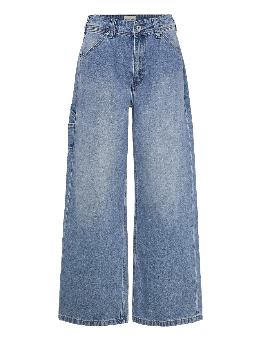 ABRAND - 95 MID SUPER BAGGY ASHTONASHTON - hosen mit weitem bein - blue - 1
