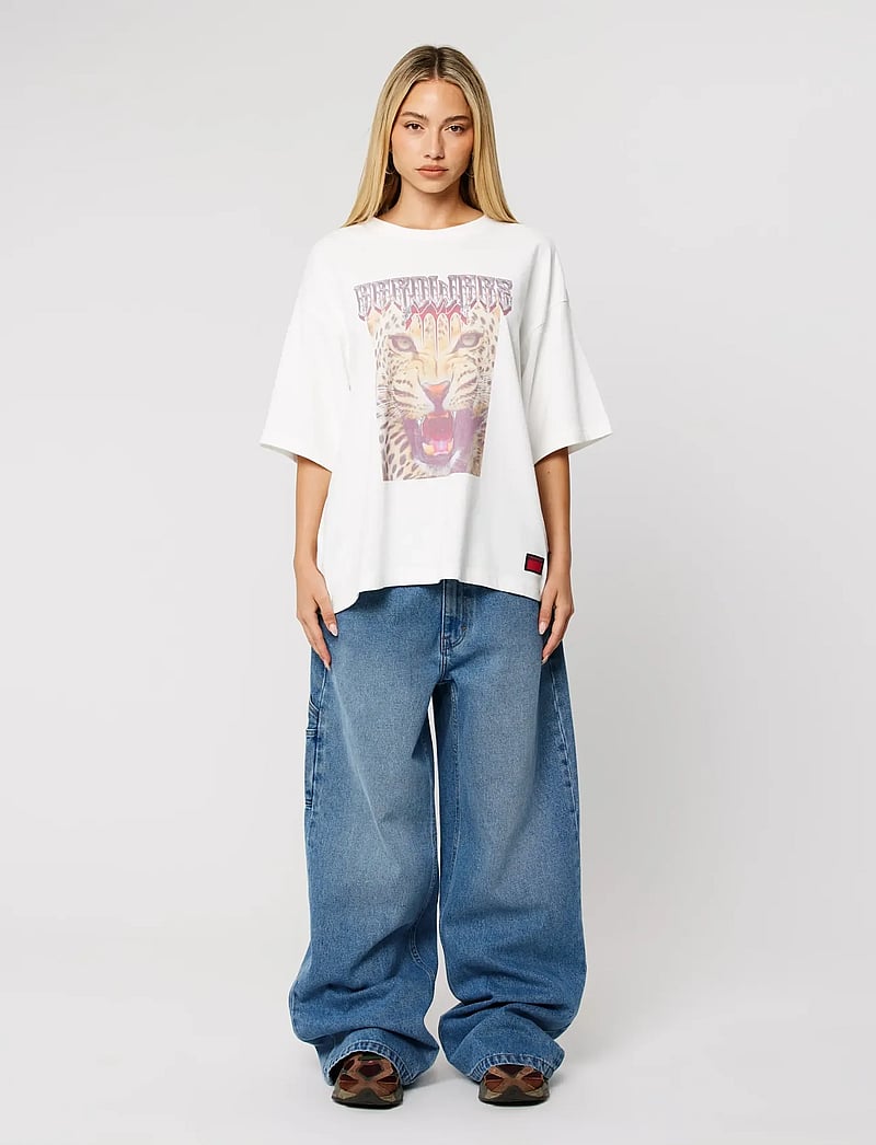 ABRAND - 95 MID SUPER BAGGY ASHTONASHTON - wide leg jeans - blue - 0
