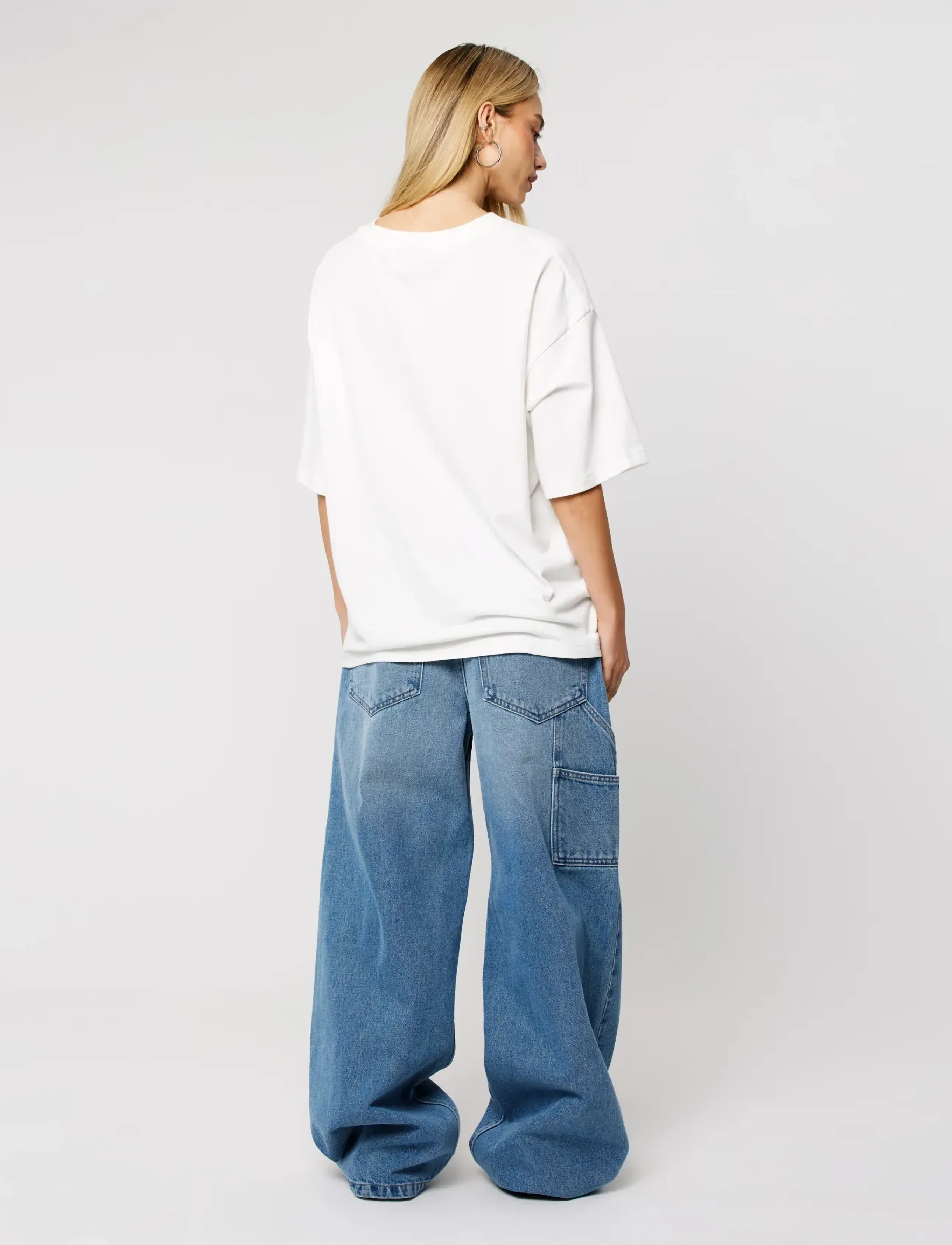 ABRAND - 95 MID SUPER BAGGY ASHTONASHTON - brede jeans - blue - 4