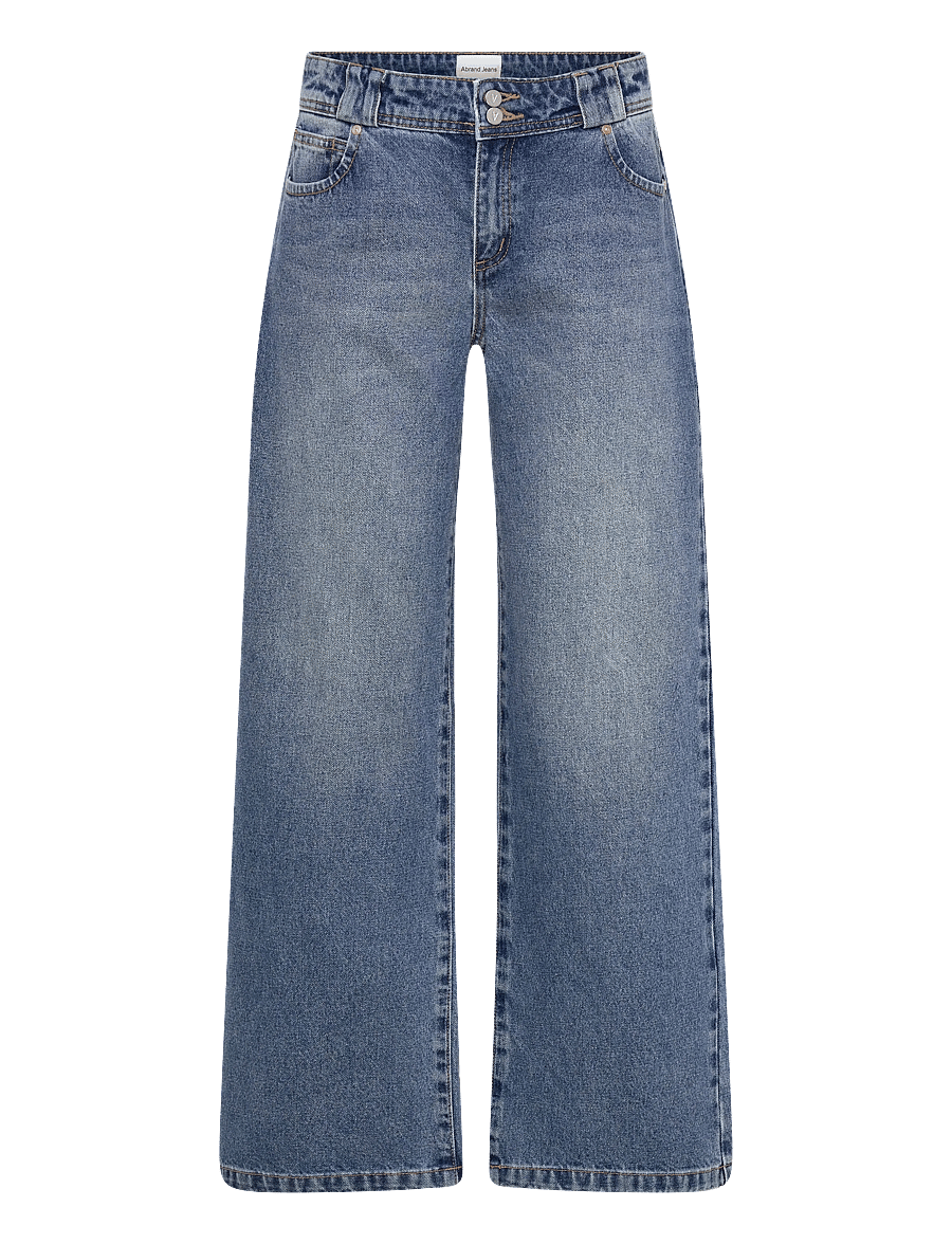 ABRAND - 99 LOW BAGGY ALICIAALICIA - hosen mit weitem bein - blue - 1