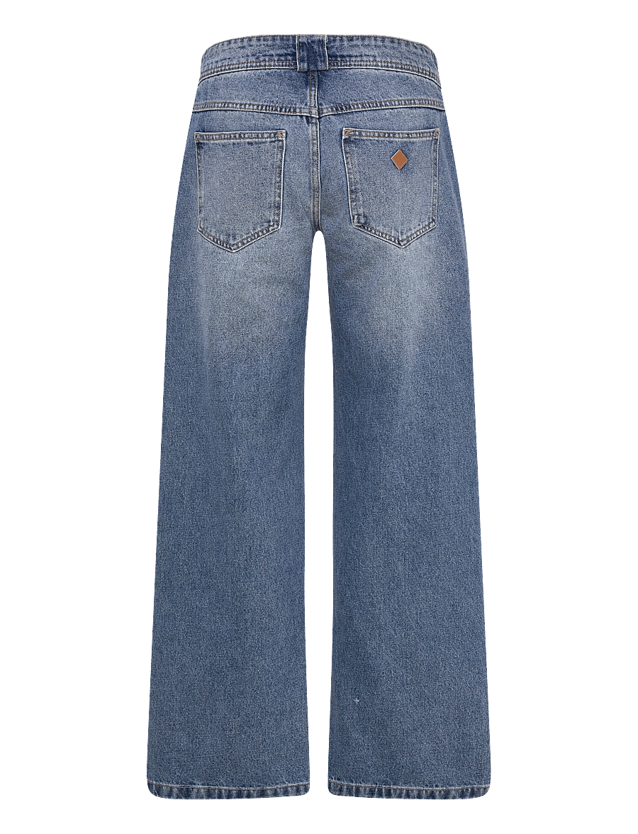 ABRAND - 99 LOW BAGGY ALICIAALICIA - hosen mit weitem bein - blue - 2