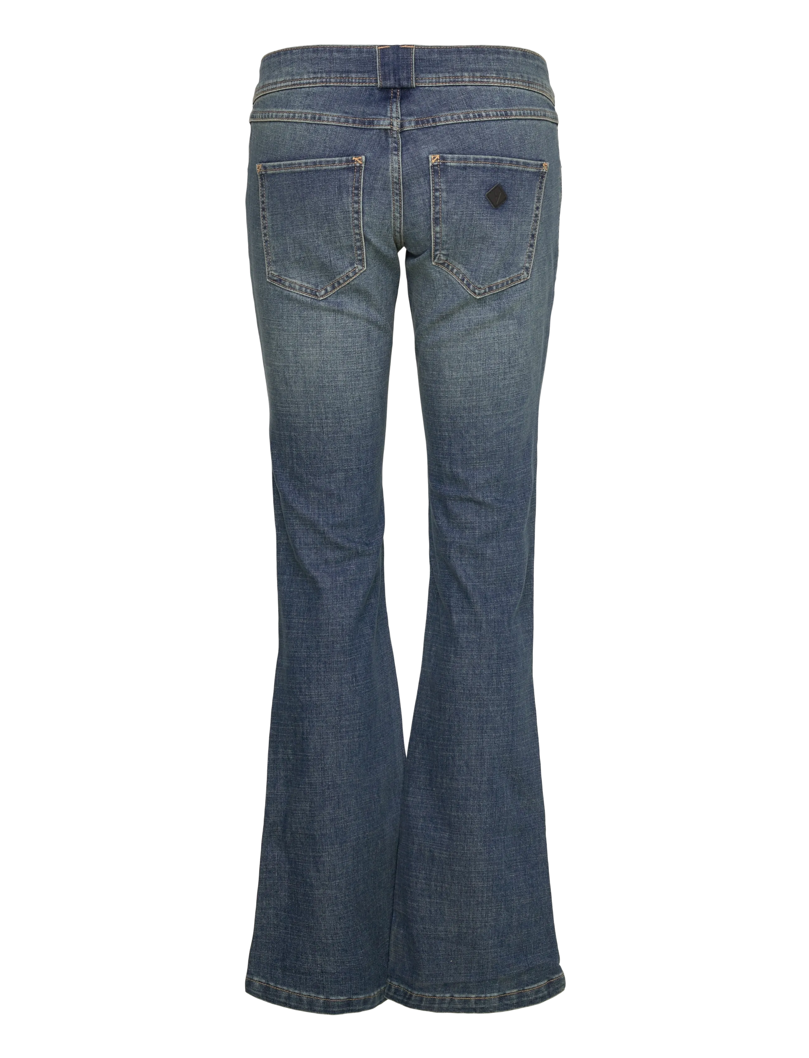 ABRAND - 00 SUPER LOW KICK TALL ANDYANDY - flared jeans - blue - 2