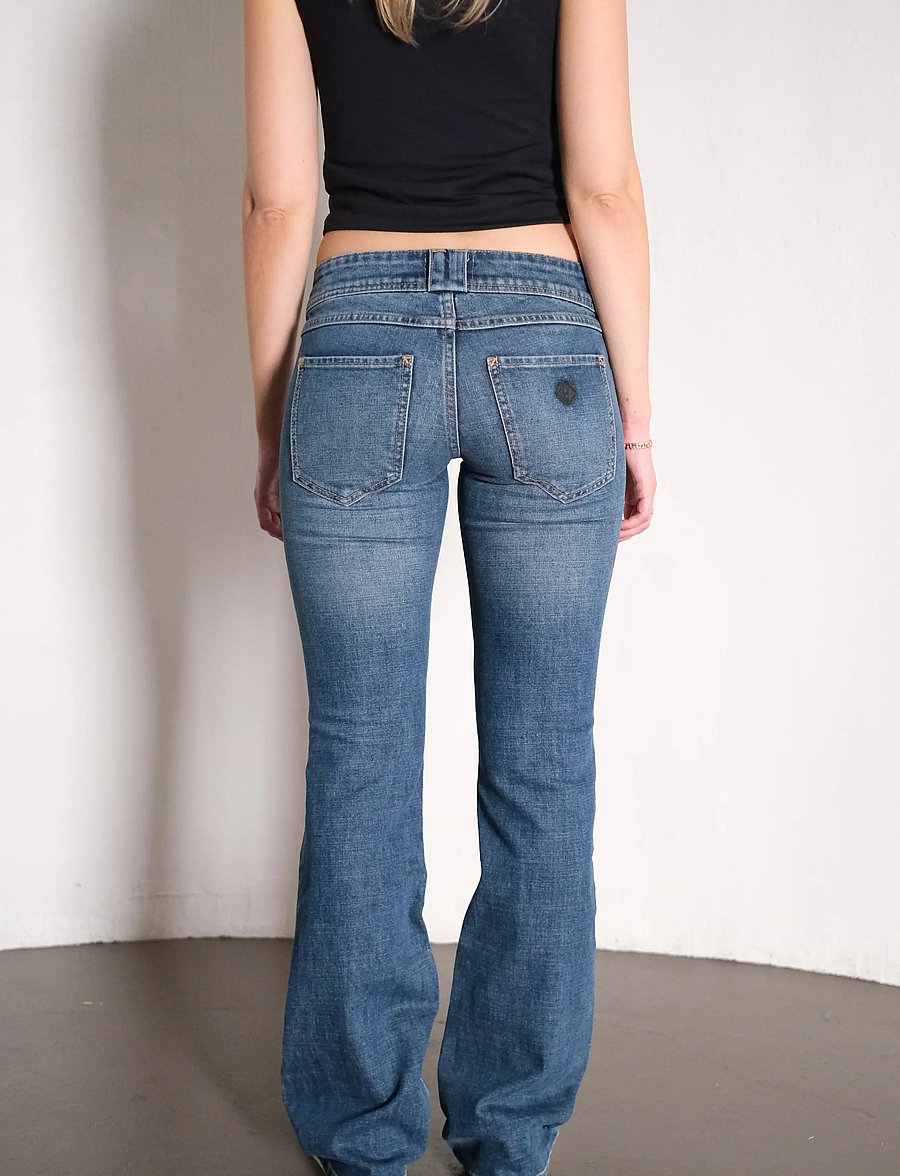 ABRAND - 00 SUPER LOW KICK TALL ANDYANDY - schlaghosen - blue - 3