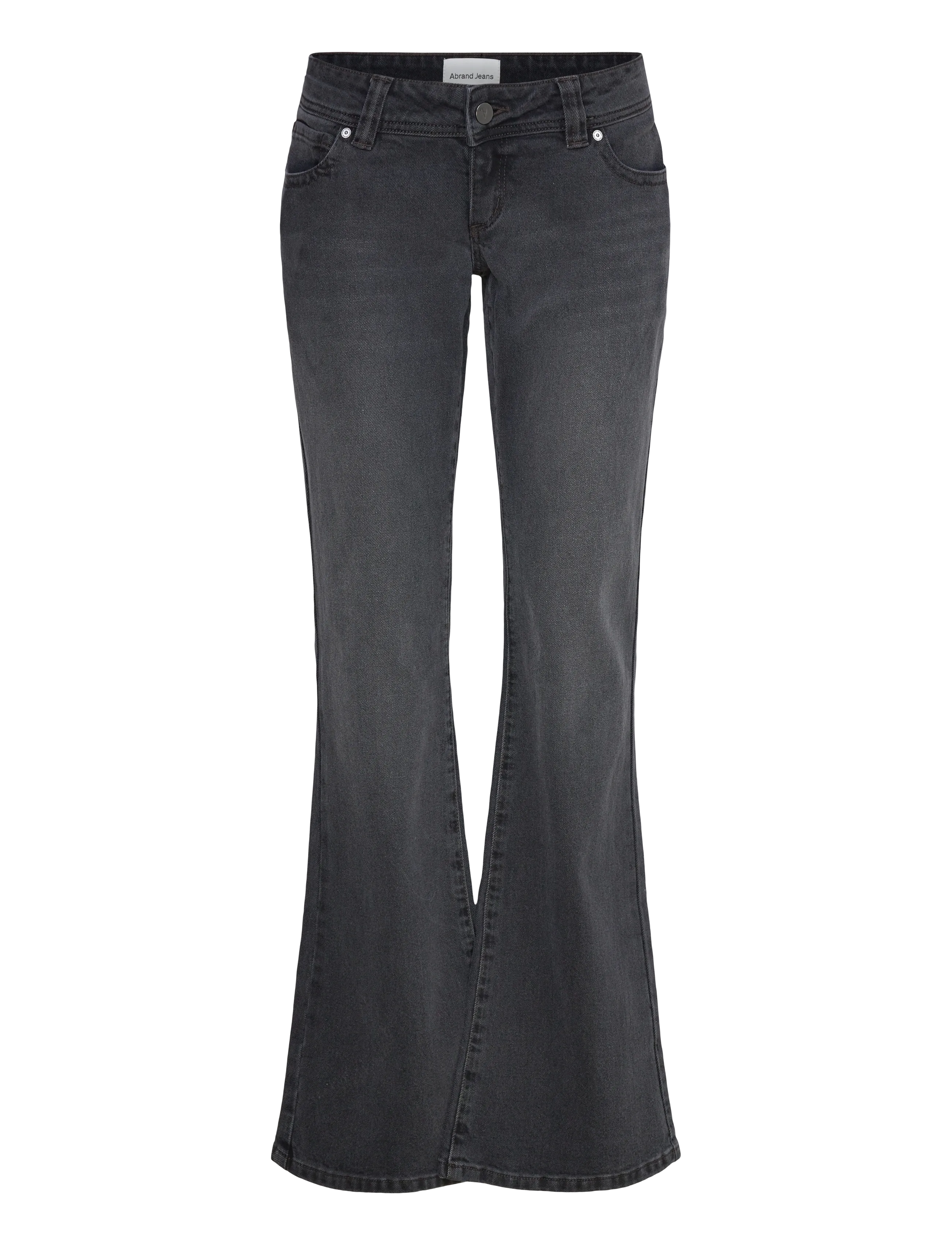 ABRAND 00 SUPER LOW KICK TALL SHANAE - Flared jeans - BLACK / black