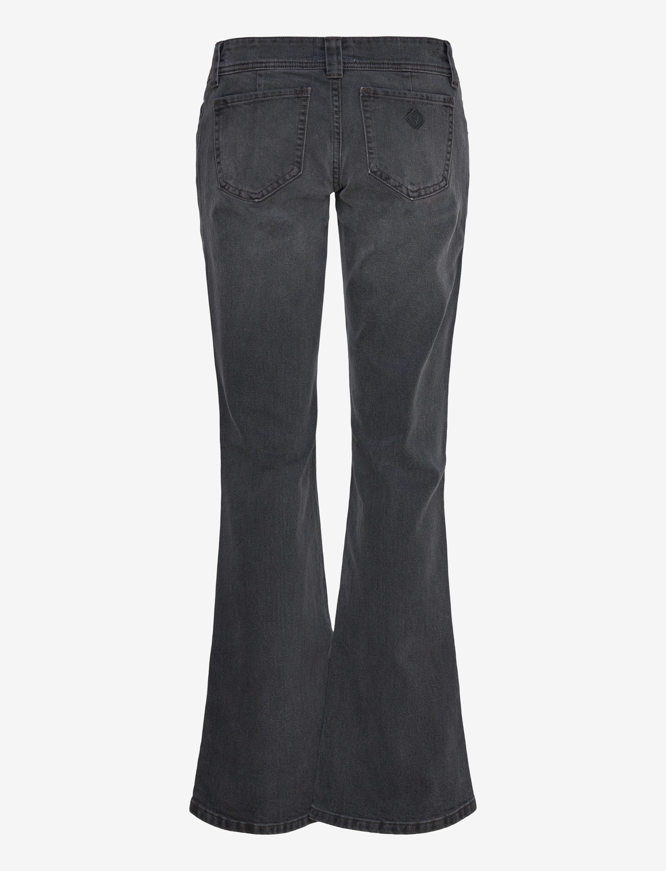 ABRAND - 00 SUPER LOW KICK TALL SHANAE - utsvängda jeans - black - 2