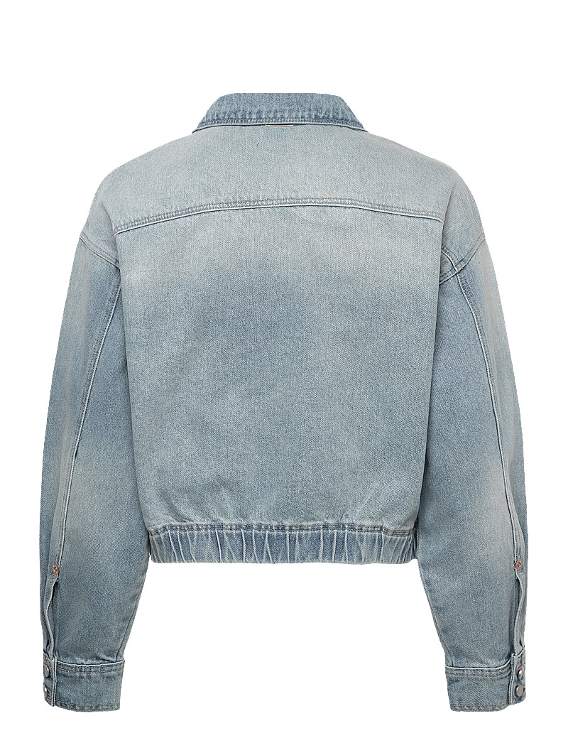 ABRAND - PUSH IT BOMBER STELLA STELLA - spring jackets - blue - 2