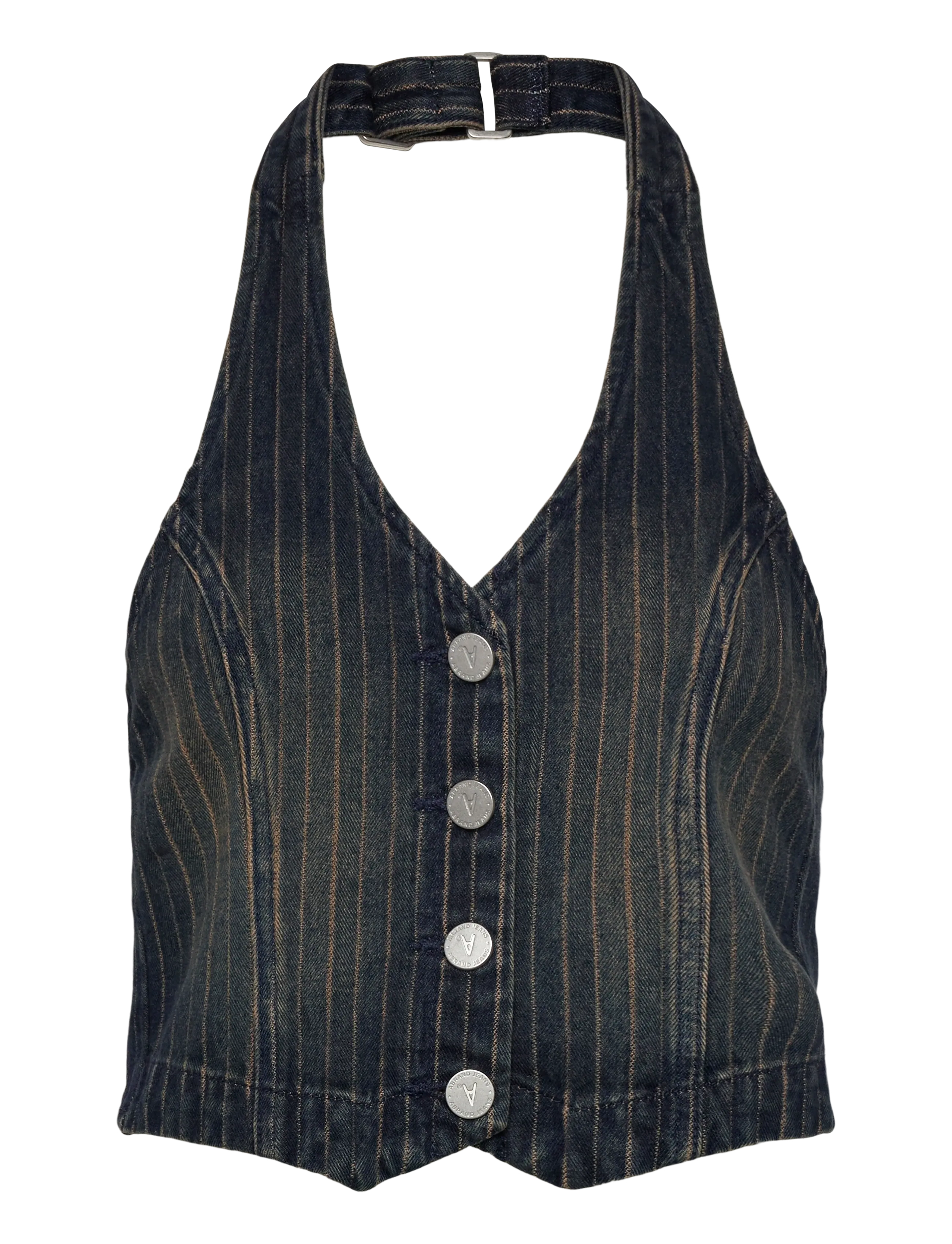ABRAND Cest La Vie Oberteil Pinstripe Pinstripe Navy - S - Damen