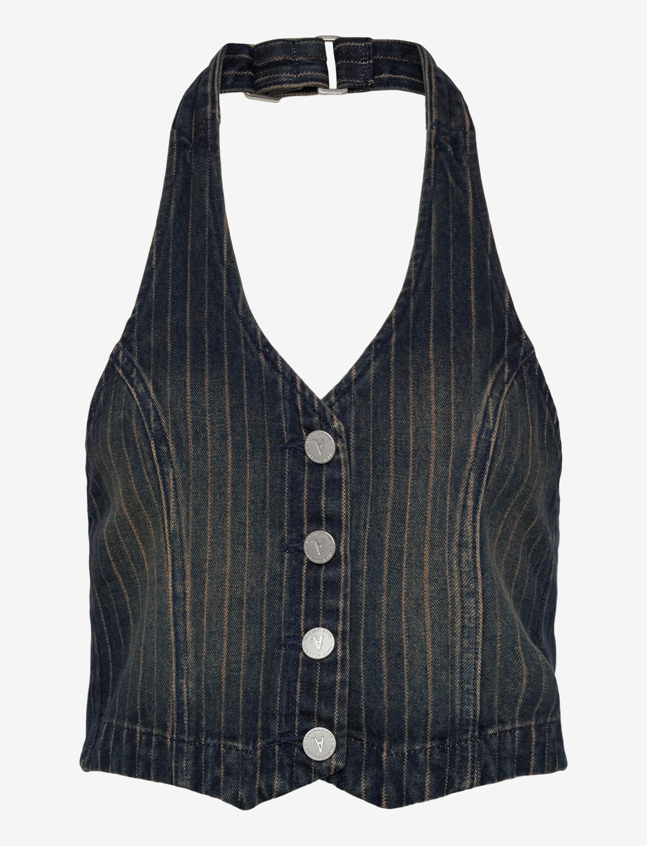 ABRAND - CEST LA VIE TOP PINSTRIPE PINSTRIPE - denimveste - multi - 1