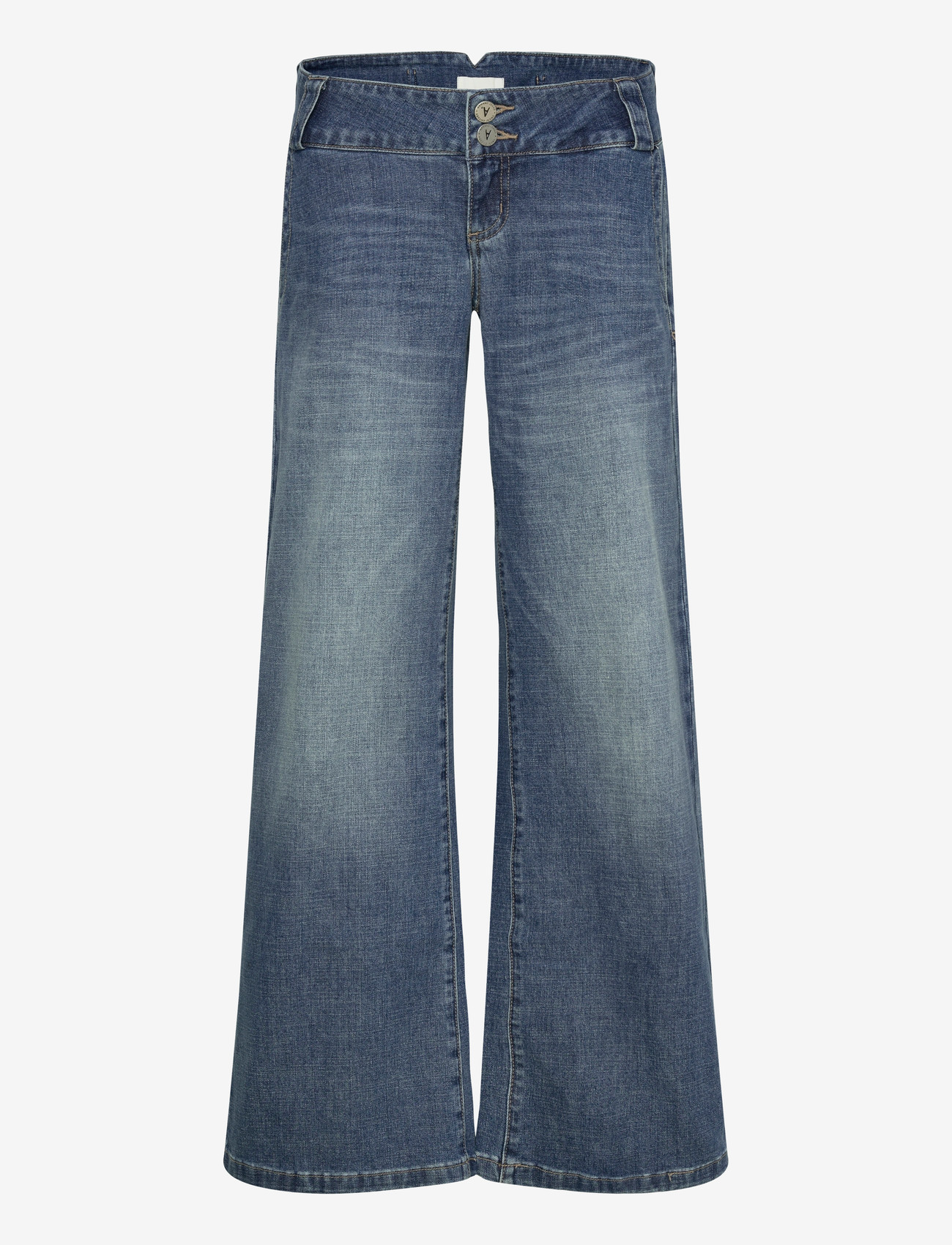 ABRAND - 00 SUPER LOW WIDE BEBE TUXEDO BEBE - brede jeans - blue - 1