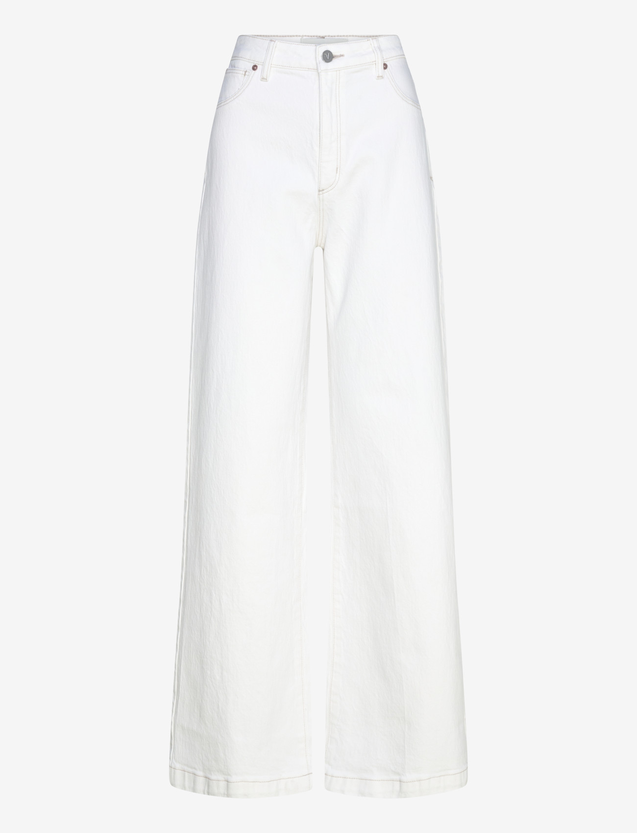 ABRAND - 94 HIGH WIDE WESTERN WHITE WESTERN WHITE - vida jeans - white - 0