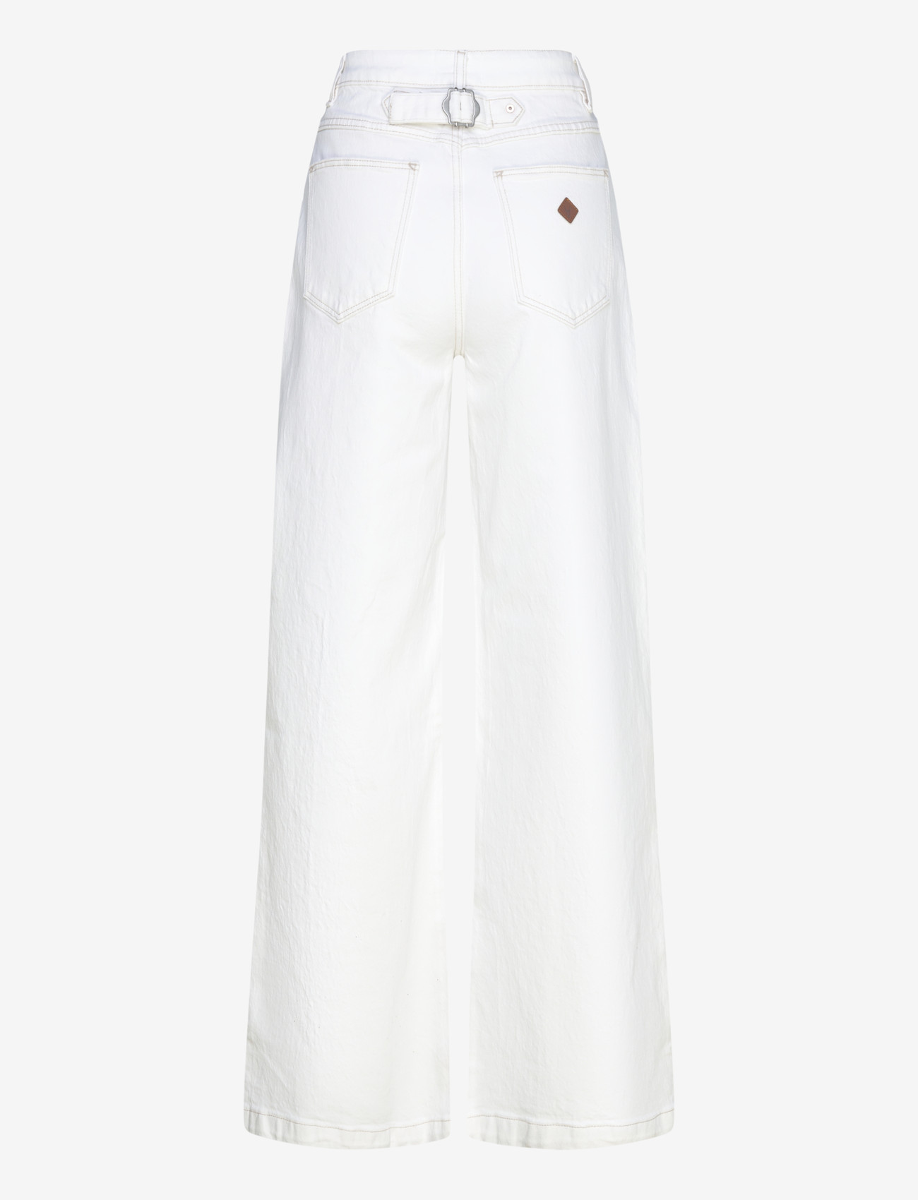 ABRAND - 94 HIGH WIDE WESTERN WHITE WESTERN WHITE - vida jeans - white - 1