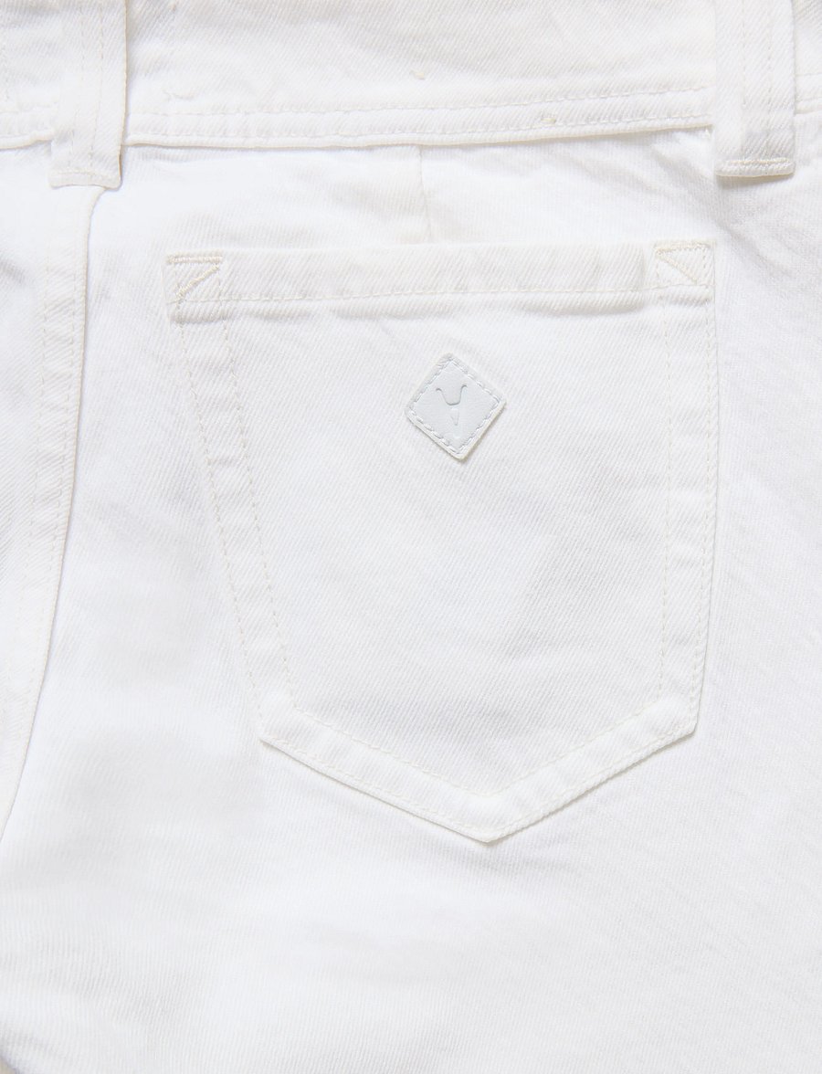 ABRAND - 00 SUPER LOW KICK WHITE WHITE - utsvängda jeans - white - 4