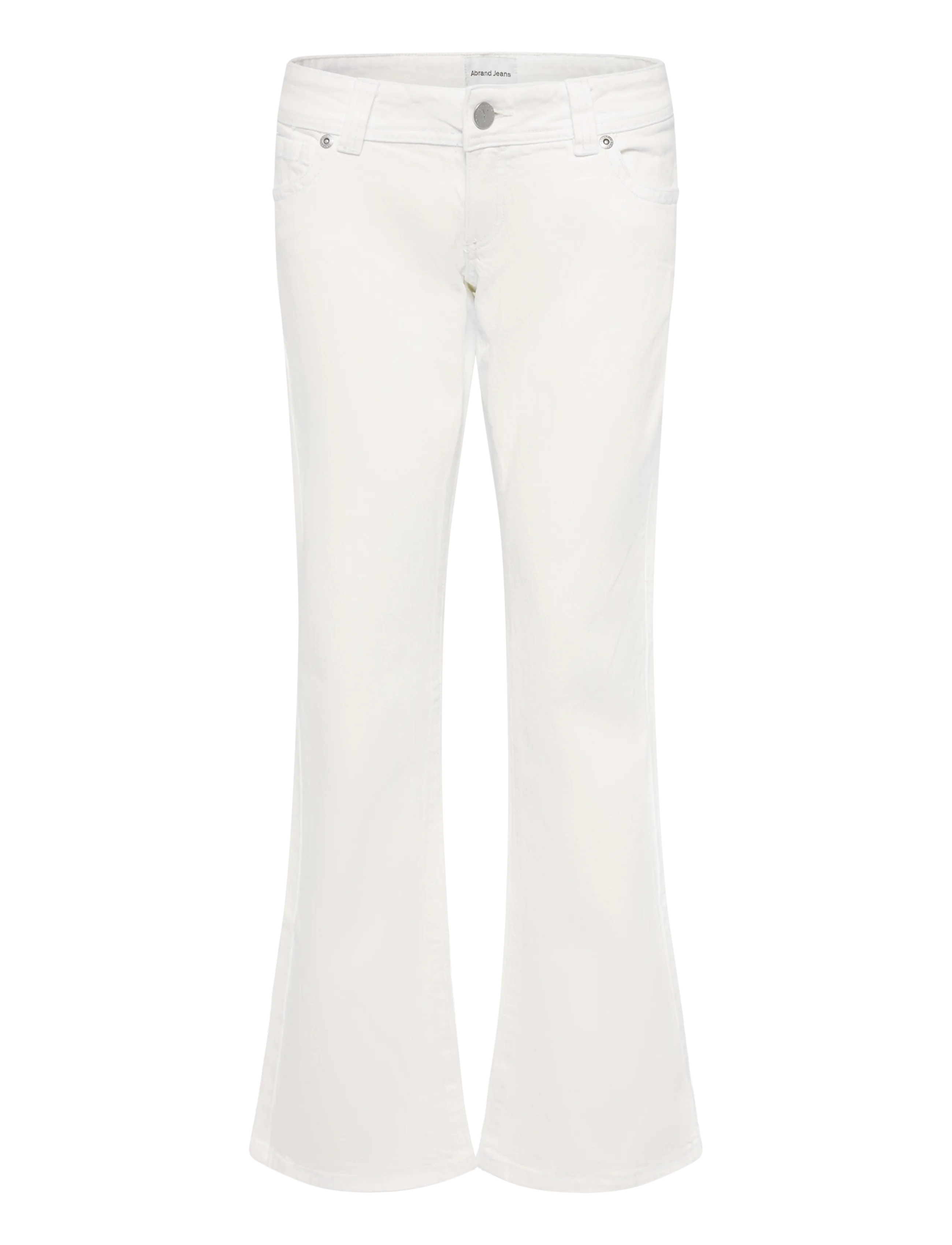 ABRAND 00 Super Low Kick Tall White White, 26, Jeans, Weiß - Flares, Frauen