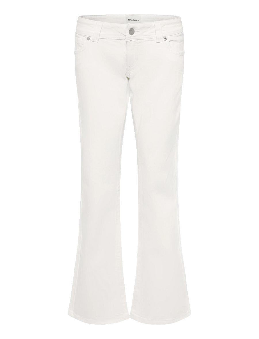 ABRAND - 00 SUPER LOW KICK TALL WHITE WHITE - alt eriti laia säärega teksad - white - 0