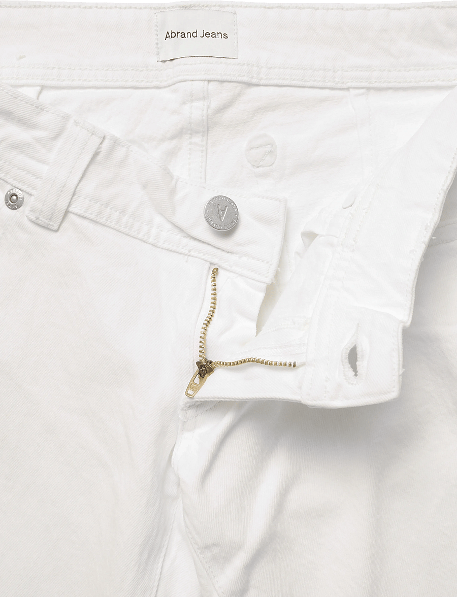ABRAND - 00 SUPER LOW KICK TALL WHITE WHITE - alt eriti laia säärega teksad - white - 2