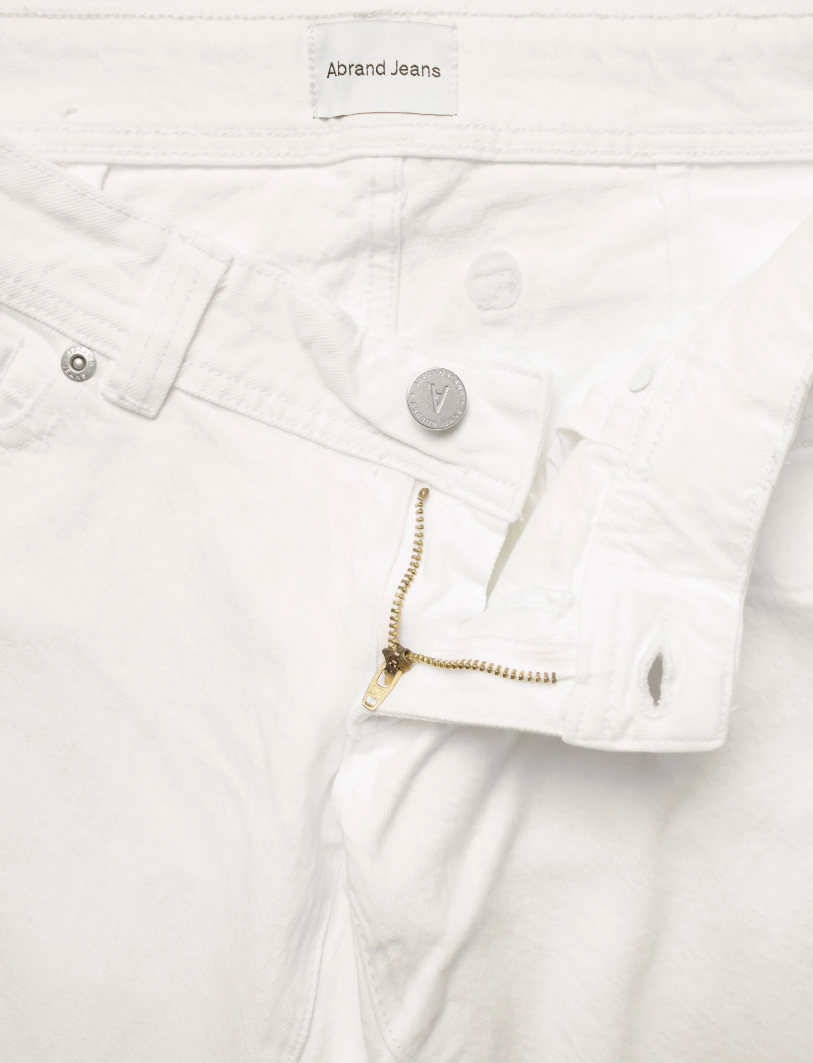 ABRAND - 00 SUPER LOW KICK TALL WHITE WHITE - alt eriti laia säärega teksad - white - 3