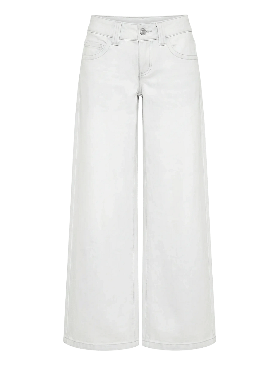 ABRAND - 00 SUPER LOW WIDE WHITE TALL RCY WHITE - jeans met wijde pijpen - white - 1