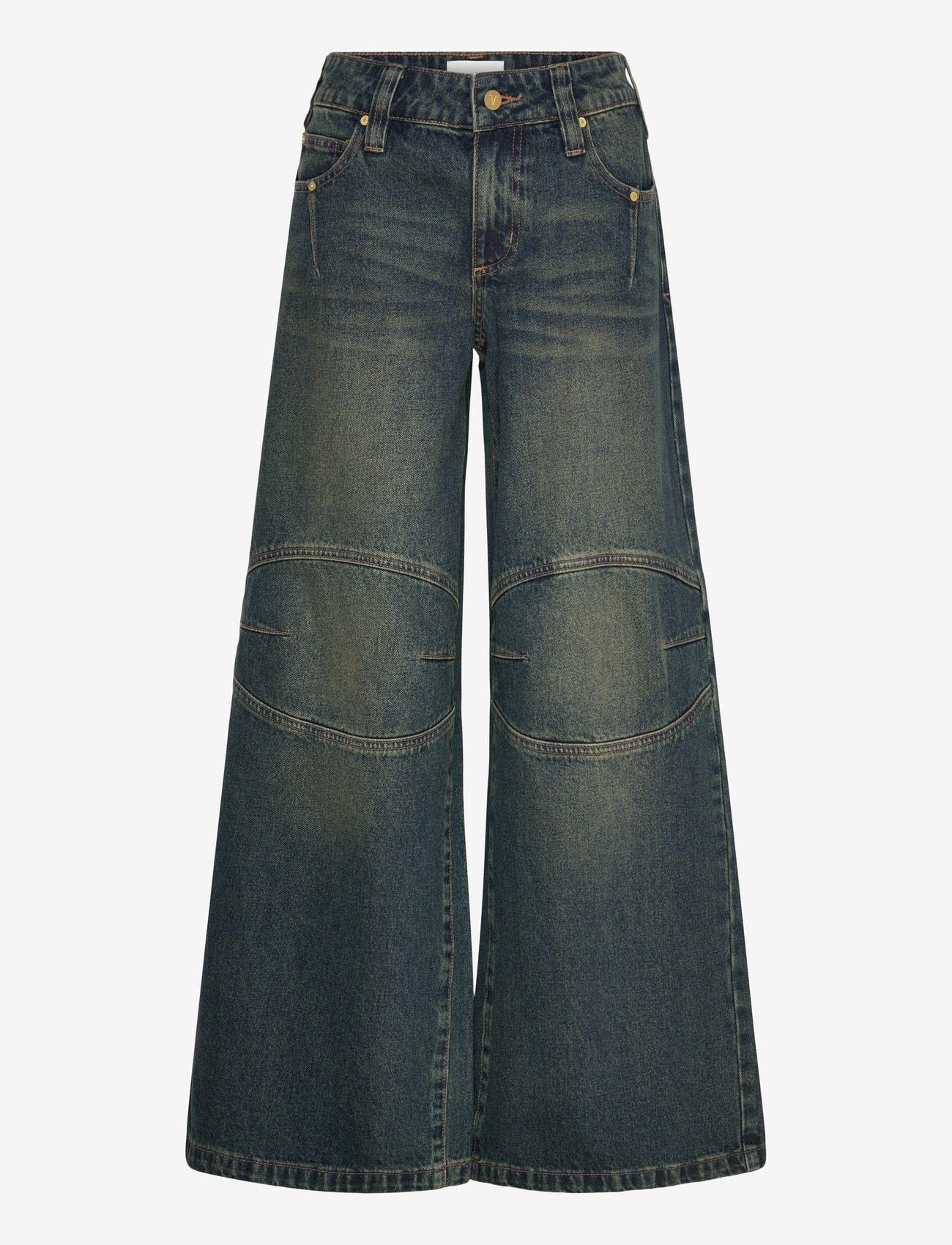 ABRAND - 00 SUPER LOW MEGA BAGGY RILEY ENGINEERED RILEY - hosen mit weitem bein - blue - 1
