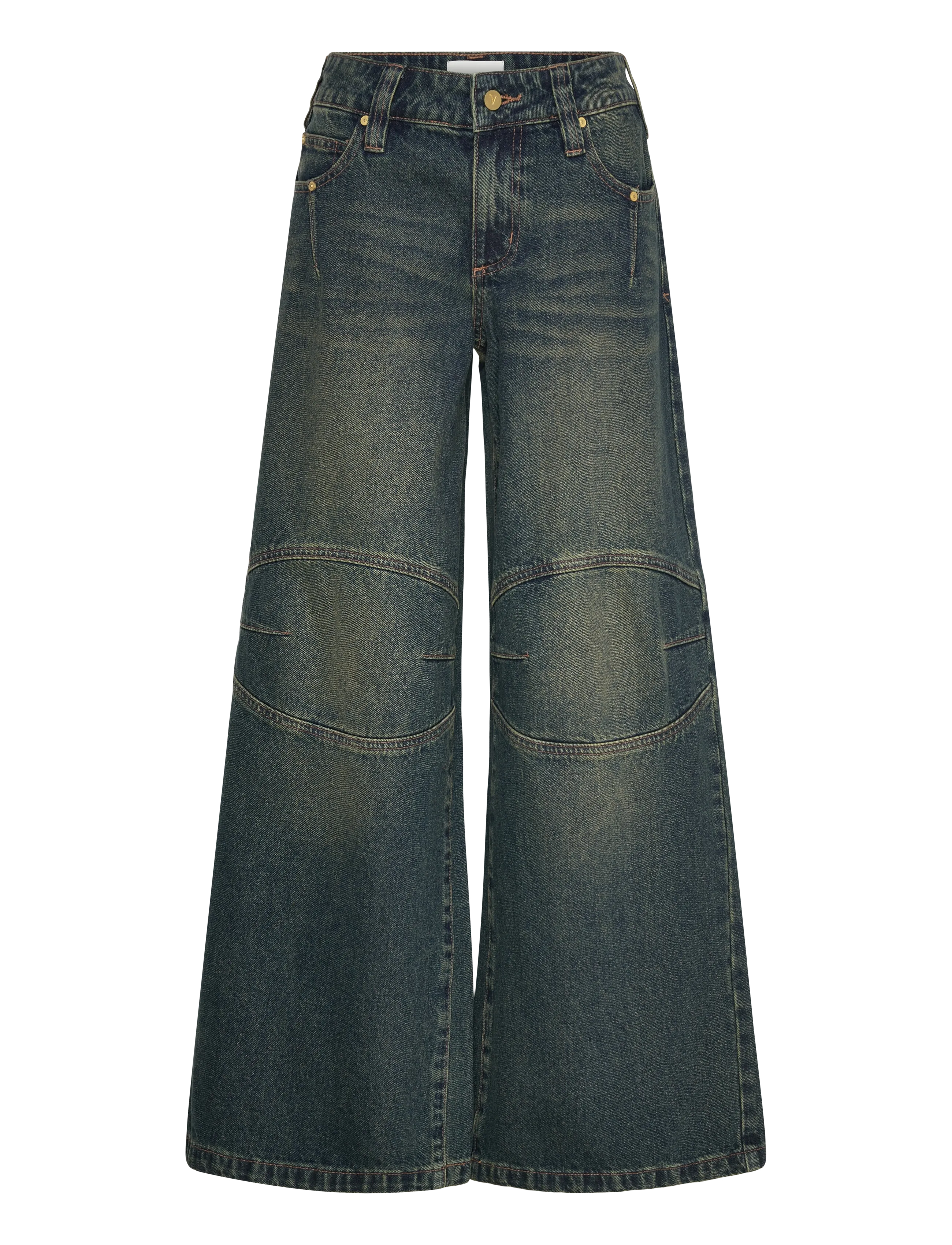 ABRAND 00 SUPER LOW MEGA BAGGY RILEY ENGINEERED RILEY - Jeans - BLUE / blue