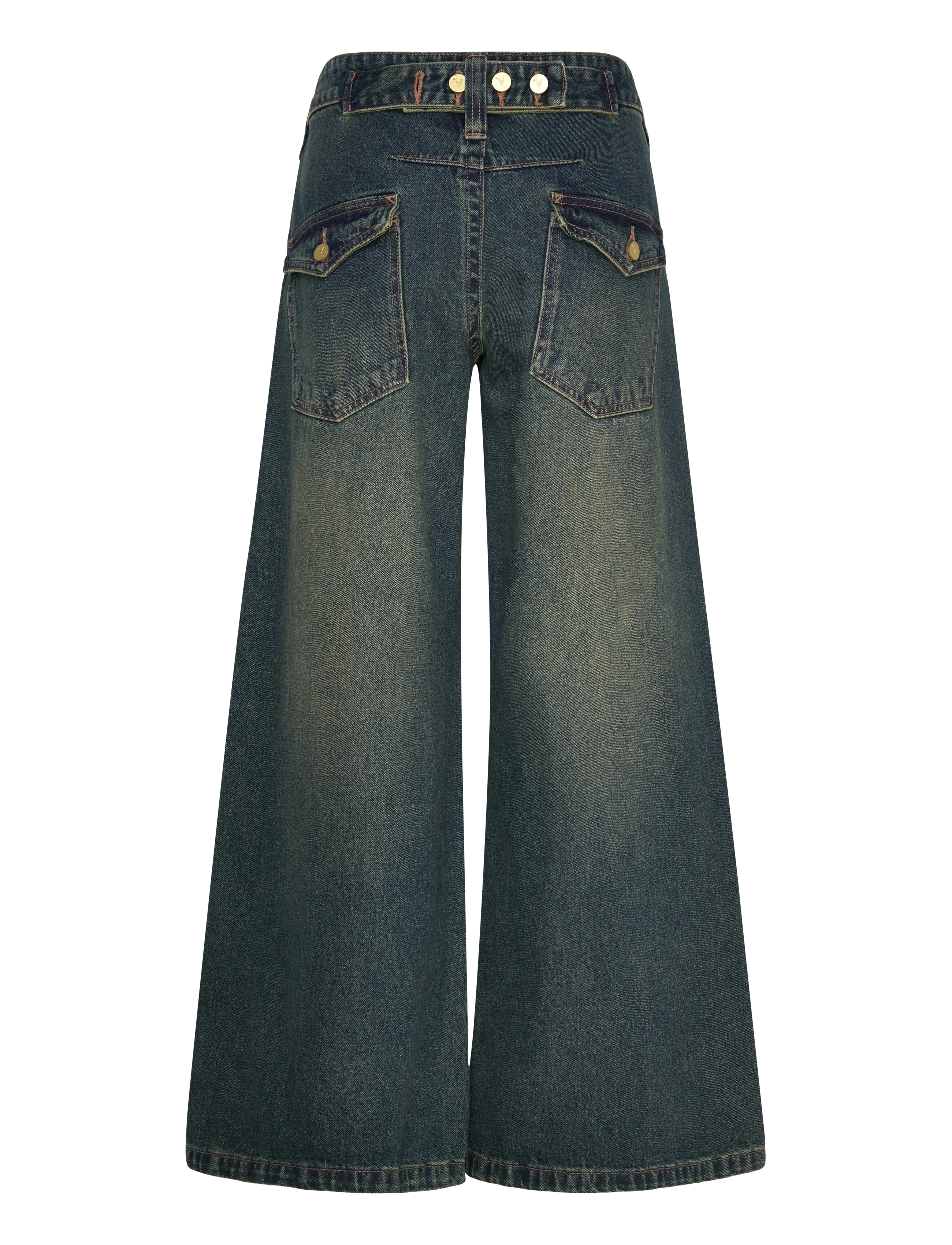 ABRAND - 00 SUPER LOW MEGA BAGGY RILEY ENGINEERED RILEY - hosen mit weitem bein - blue - 2