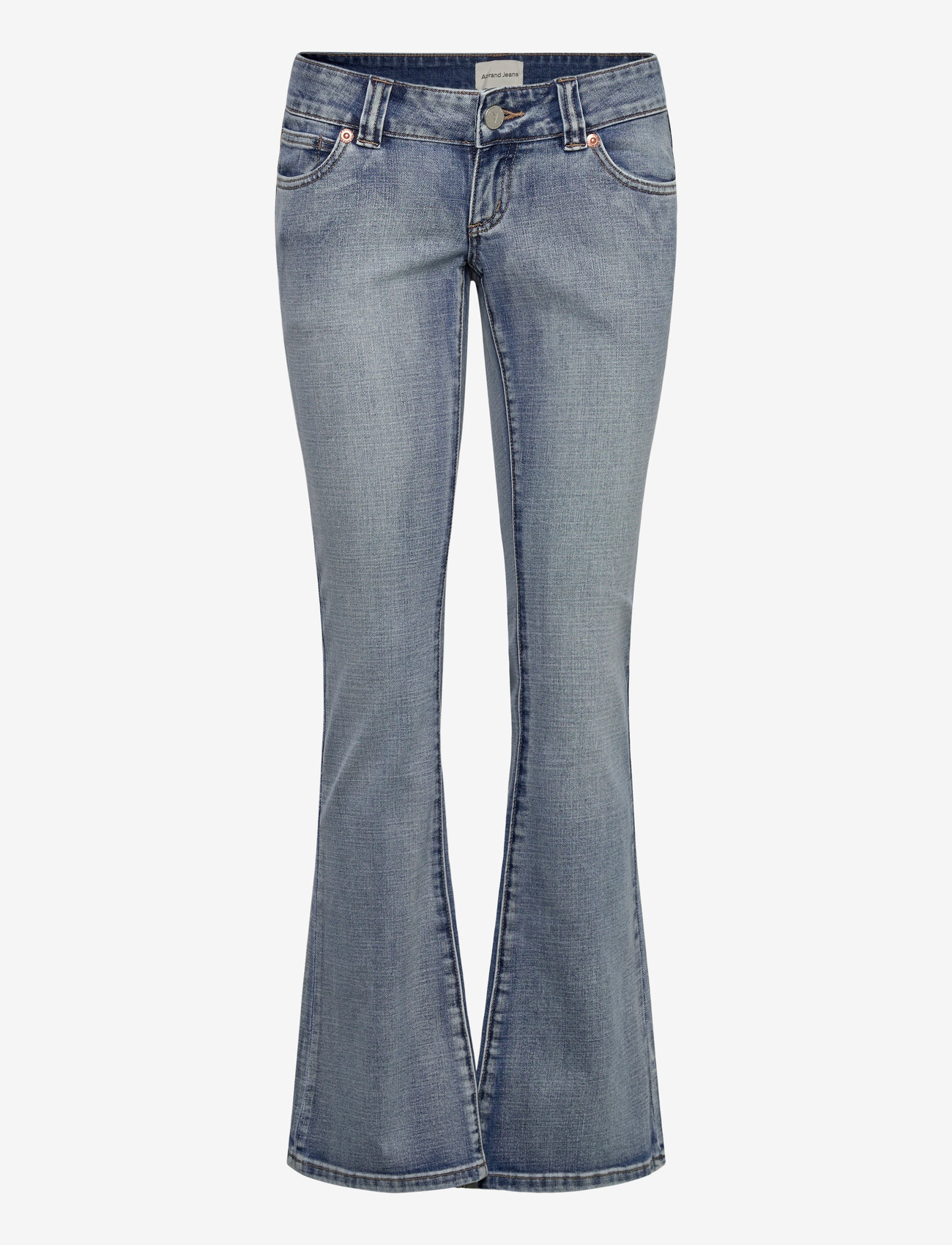 ABRAND - 00 SUPER LOW KICK HARPER HARPER - flared jeans - blue - 1
