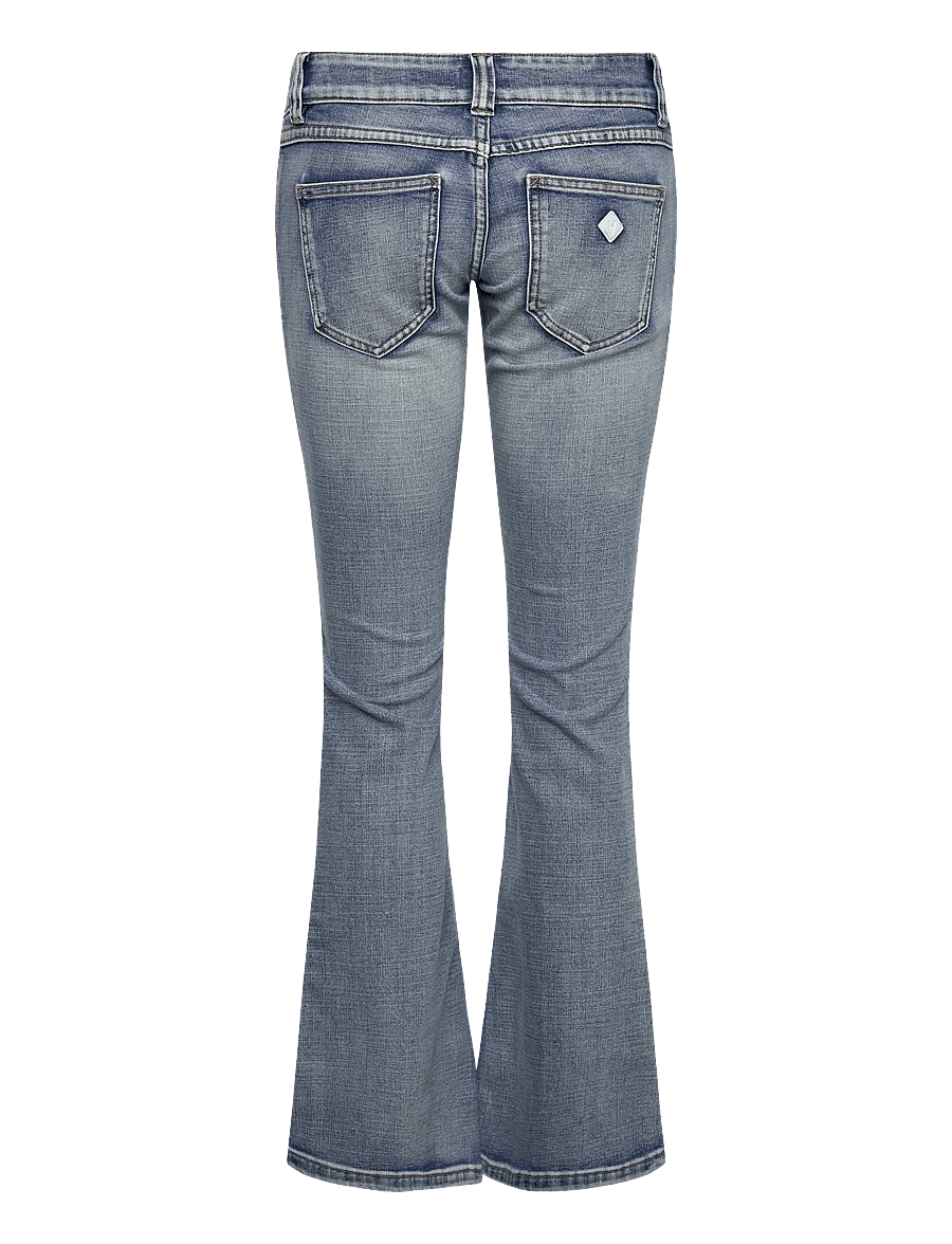ABRAND - 00 SUPER LOW KICK HARPER HARPER - leveälahkeiset farkut - blue - 2