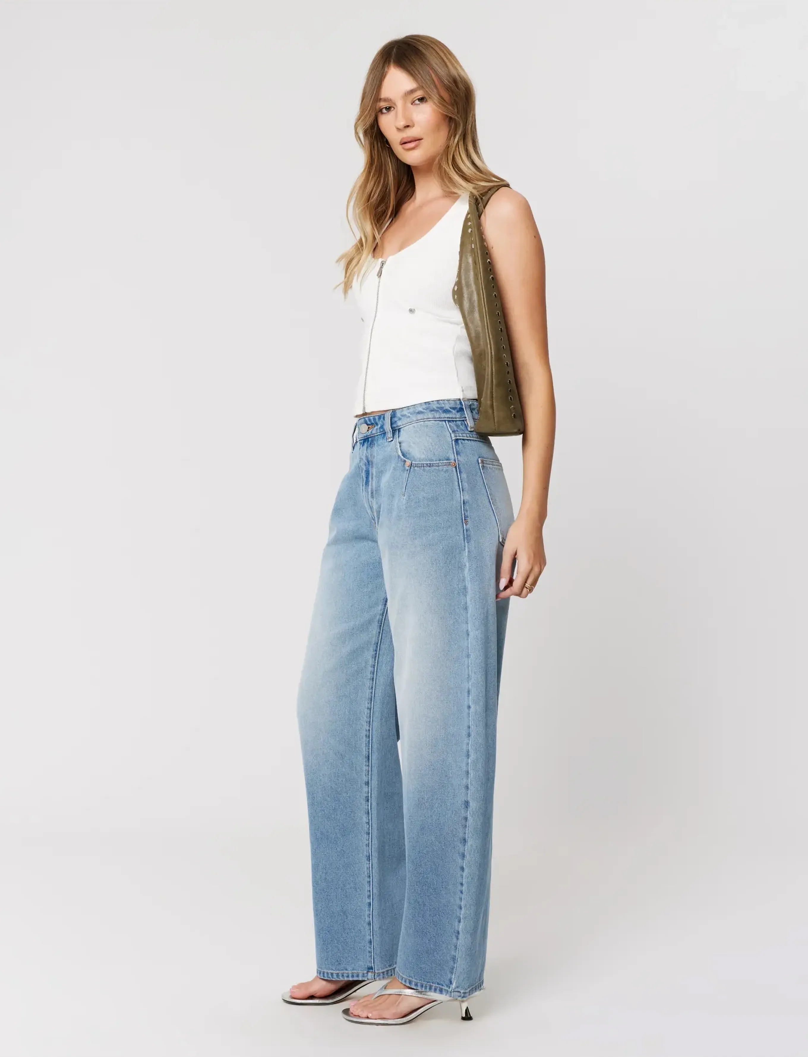 ABRAND - 95 MID BARREL STEVIE STEVIE - jeans - blue - 3