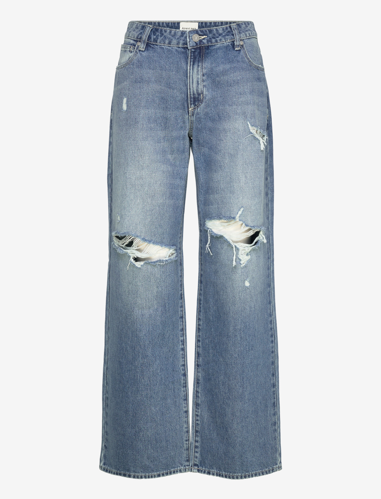 ABRAND - 99 LOW BAGGY DANNI RIP DANNI - hosen mit weitem bein - blue - 0