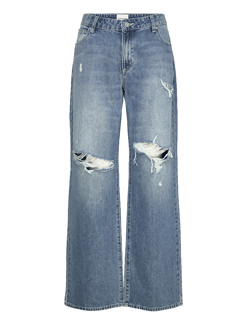 ABRAND - 99 LOW BAGGY DANNI RIP DANNI - hosen mit weitem bein - blue - 0