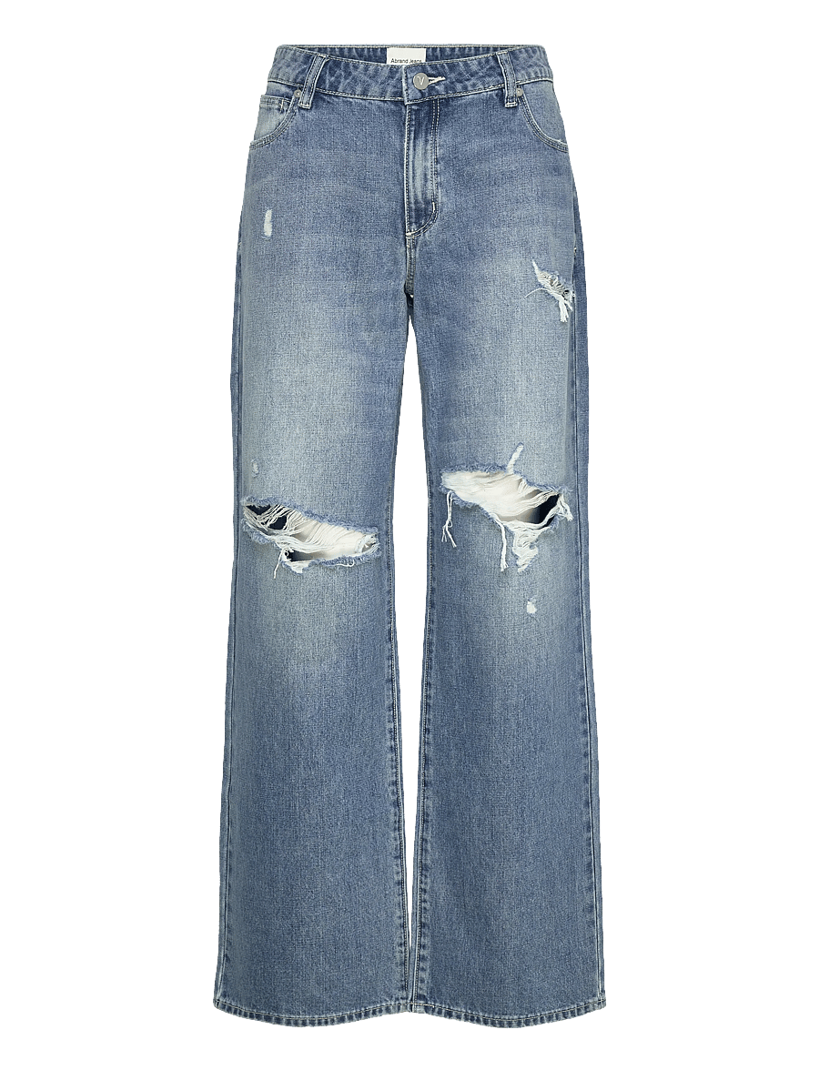 ABRAND - 99 LOW BAGGY DANNI RIP DANNI - brede jeans - blue - 0