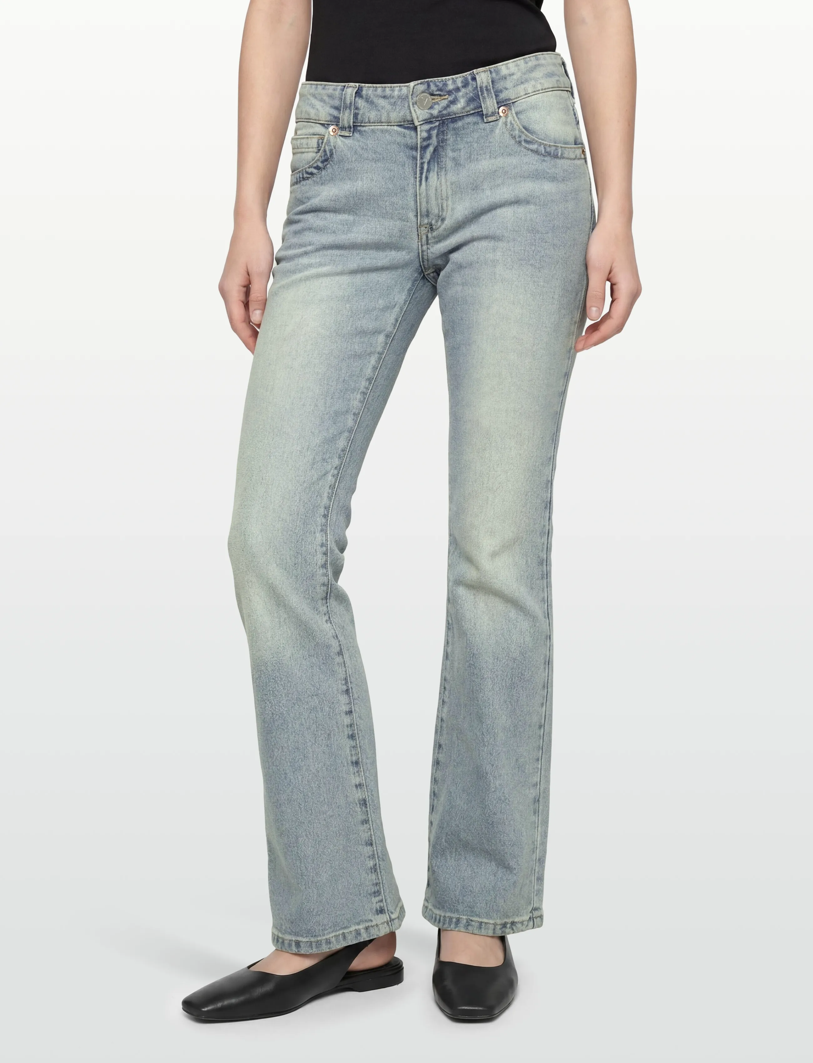 ABRAND - 99 LOW BOOT STELLA STELLA - bootcut jeans - blue - 3