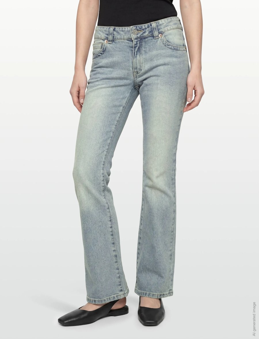 ABRAND - 99 LOW BOOT STELLA STELLA - bootcut-jeans - blue - 3