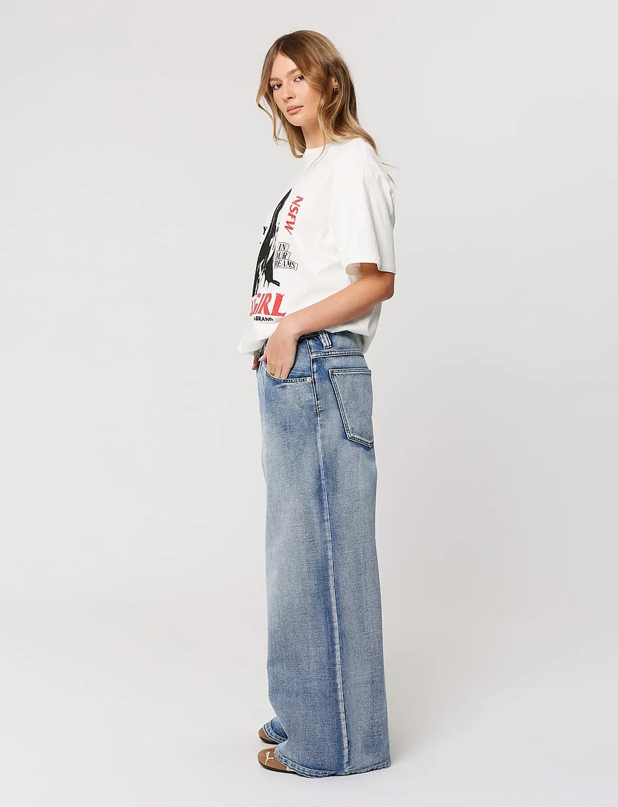 ABRAND - 00 SUPER LOW MEGA BAGGY HARPER HARPER - wide leg jeans - blue - 3