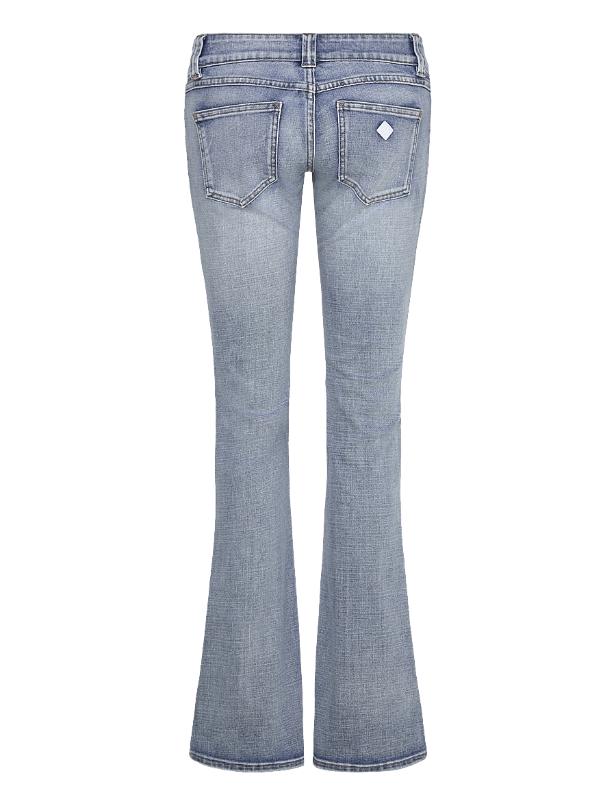 ABRAND - 00 SUPER LOW KICK TALL HARPER HARPER - bootcut jeans - blue - 1