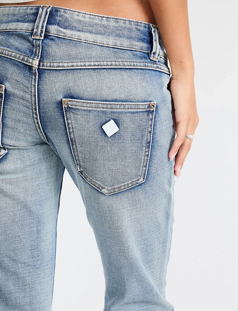 ABRAND - 00 SUPER LOW KICK TALL HARPER HARPER - bootcut-jeans - blue - 5