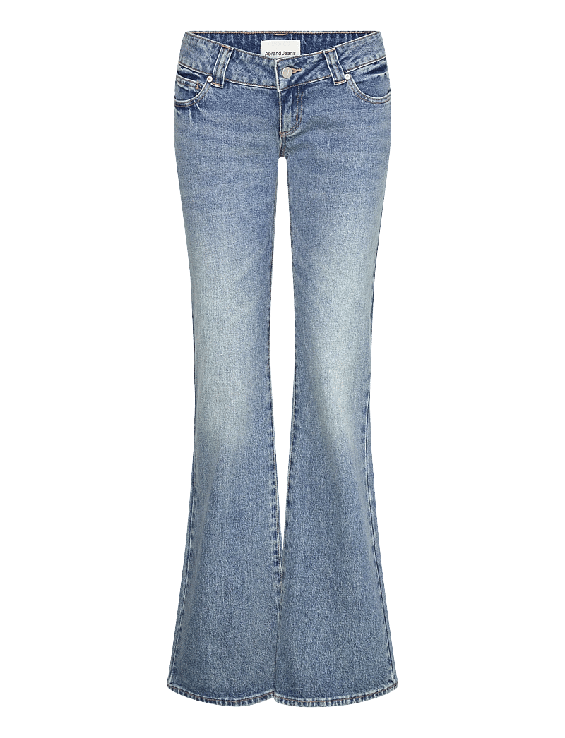 ABRAND - 00 SUPER LOW KICK TALL SELENA SELENA - utsvängda jeans - blue - 0