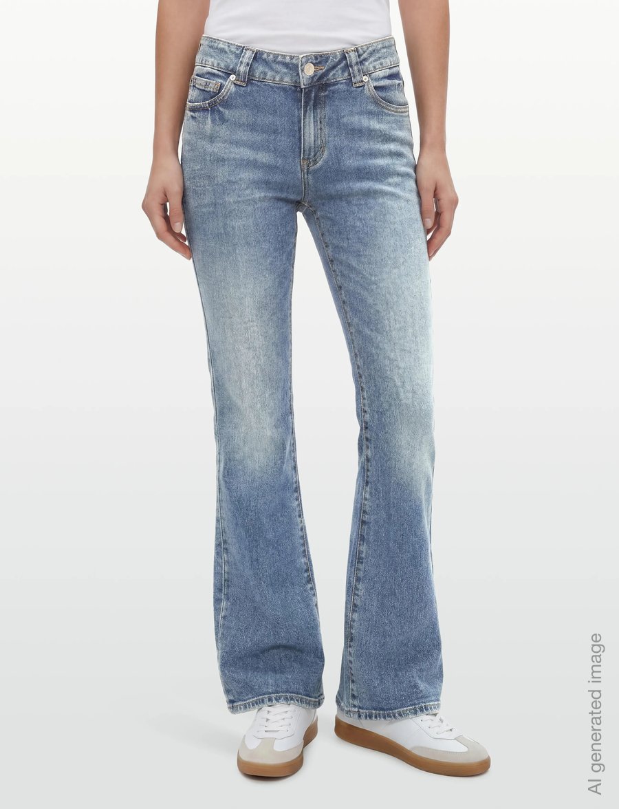 ABRAND - 00 SUPER LOW KICK TALL SELENA SELENA - alt laiad teksad - blue - 3