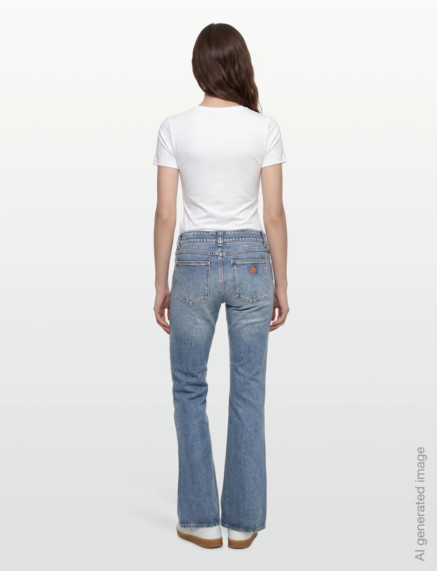 ABRAND - 00 SUPER LOW KICK TALL SELENA SELENA - alt laiad teksad - blue - 4