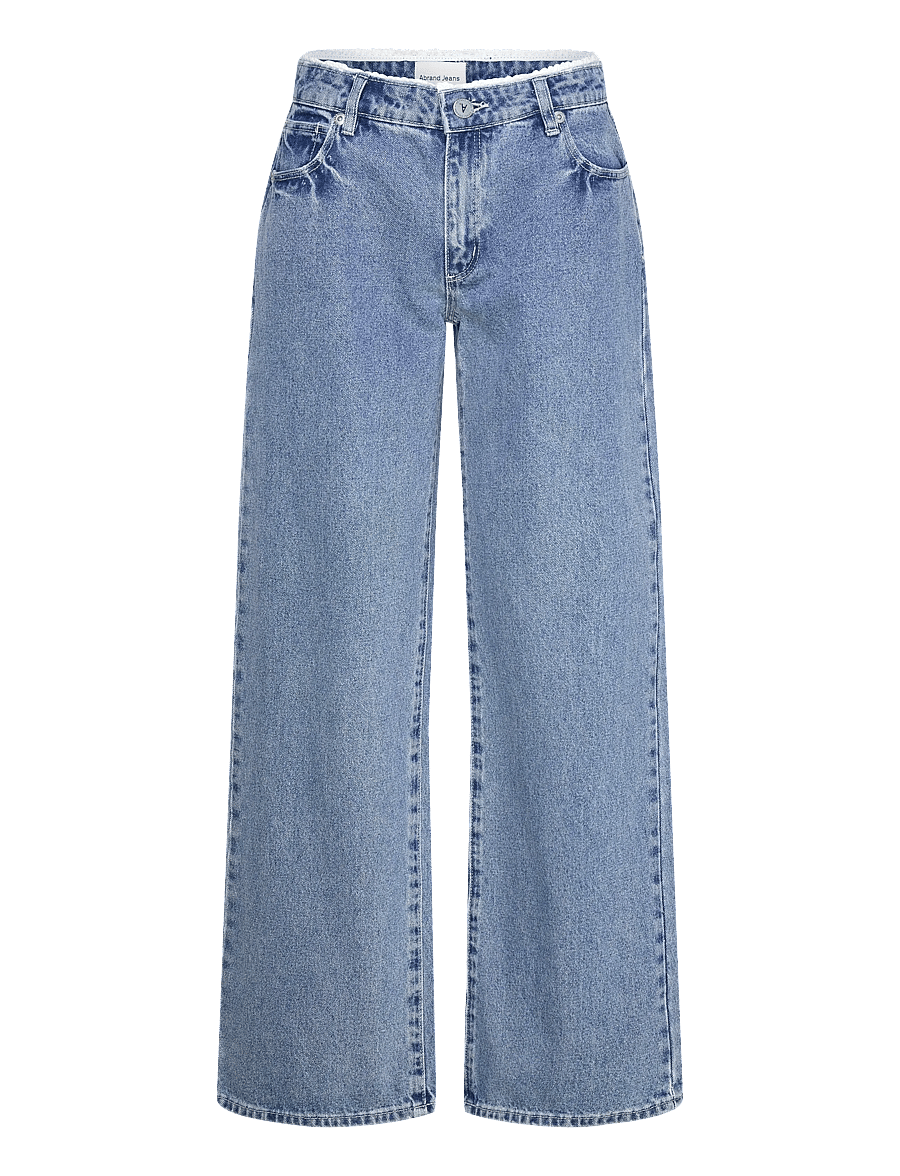 ABRAND - 99 LOW BAGGY SELENA LACE RCY SELENA - hosen mit weitem bein - blue - 1