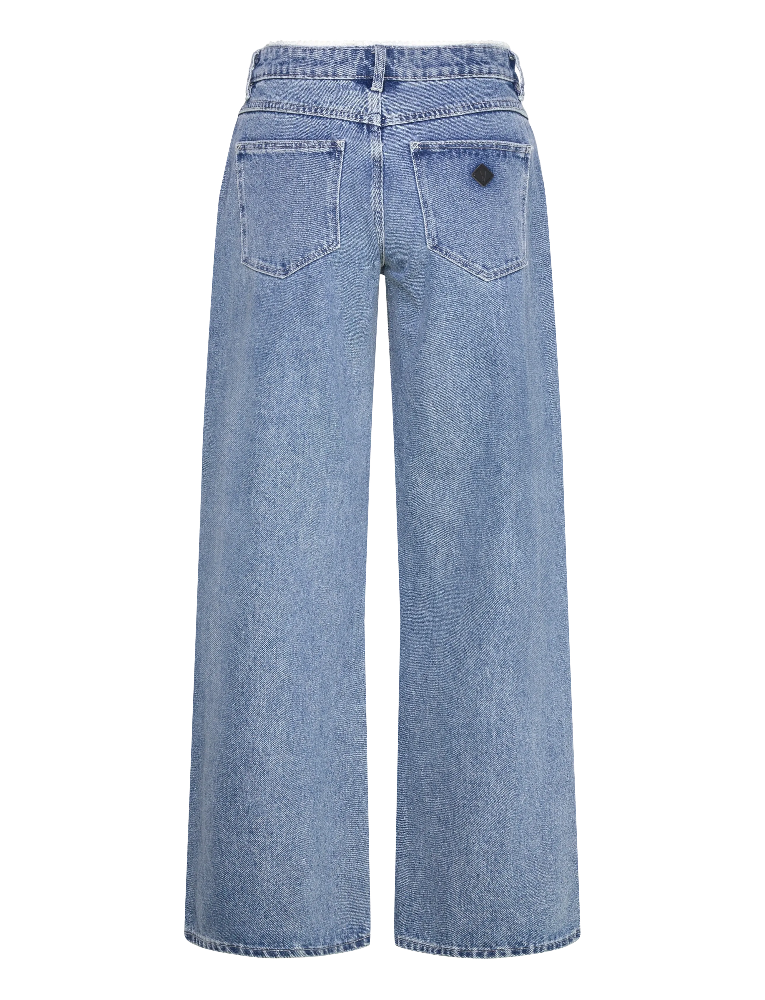 ABRAND - 99 LOW BAGGY SELENA LACE RCY SELENA - brede jeans - blue - 2