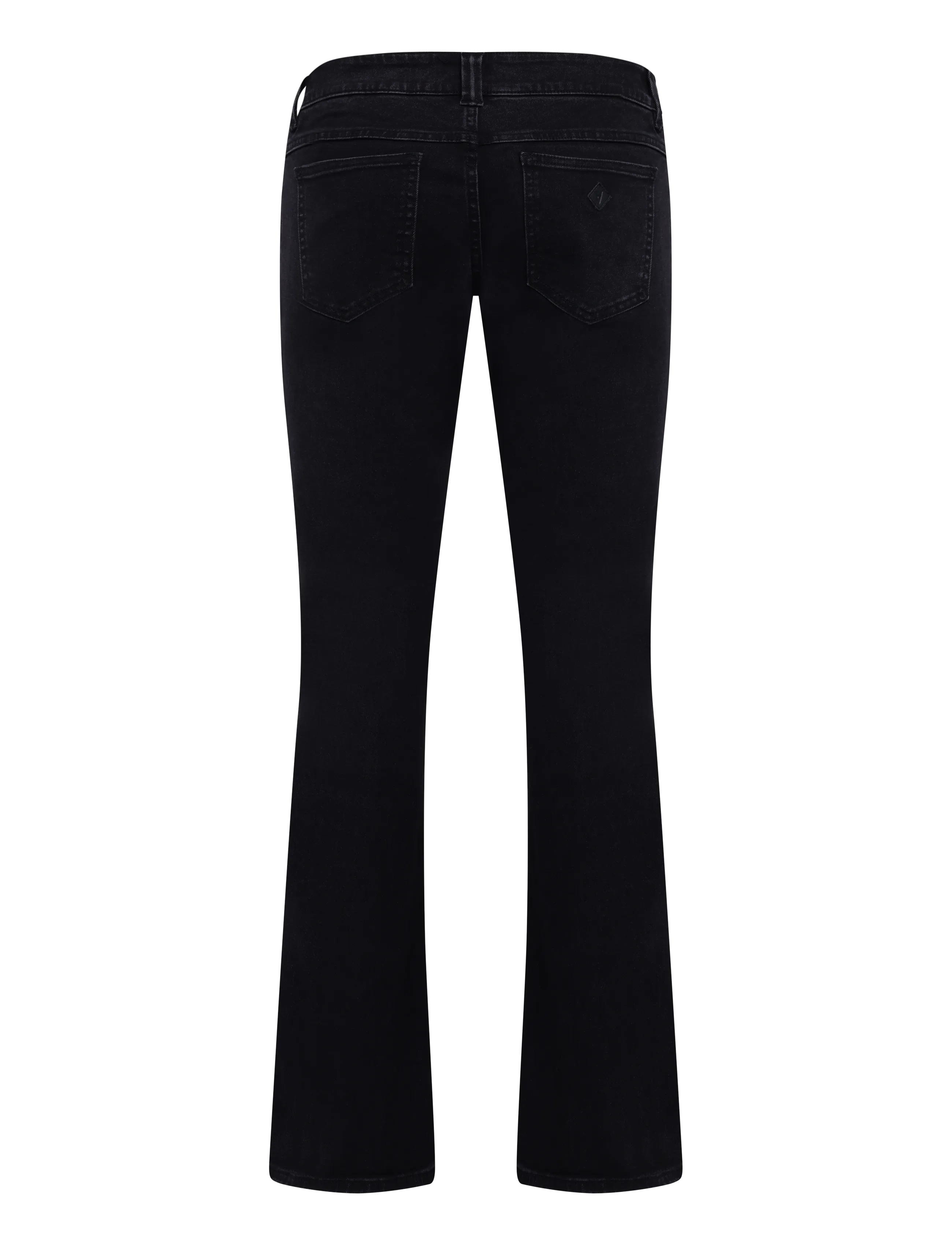 ABRAND - 00 SUPER LOW KICK BRIE TALL BRIE - bootcut jeans - black - 1